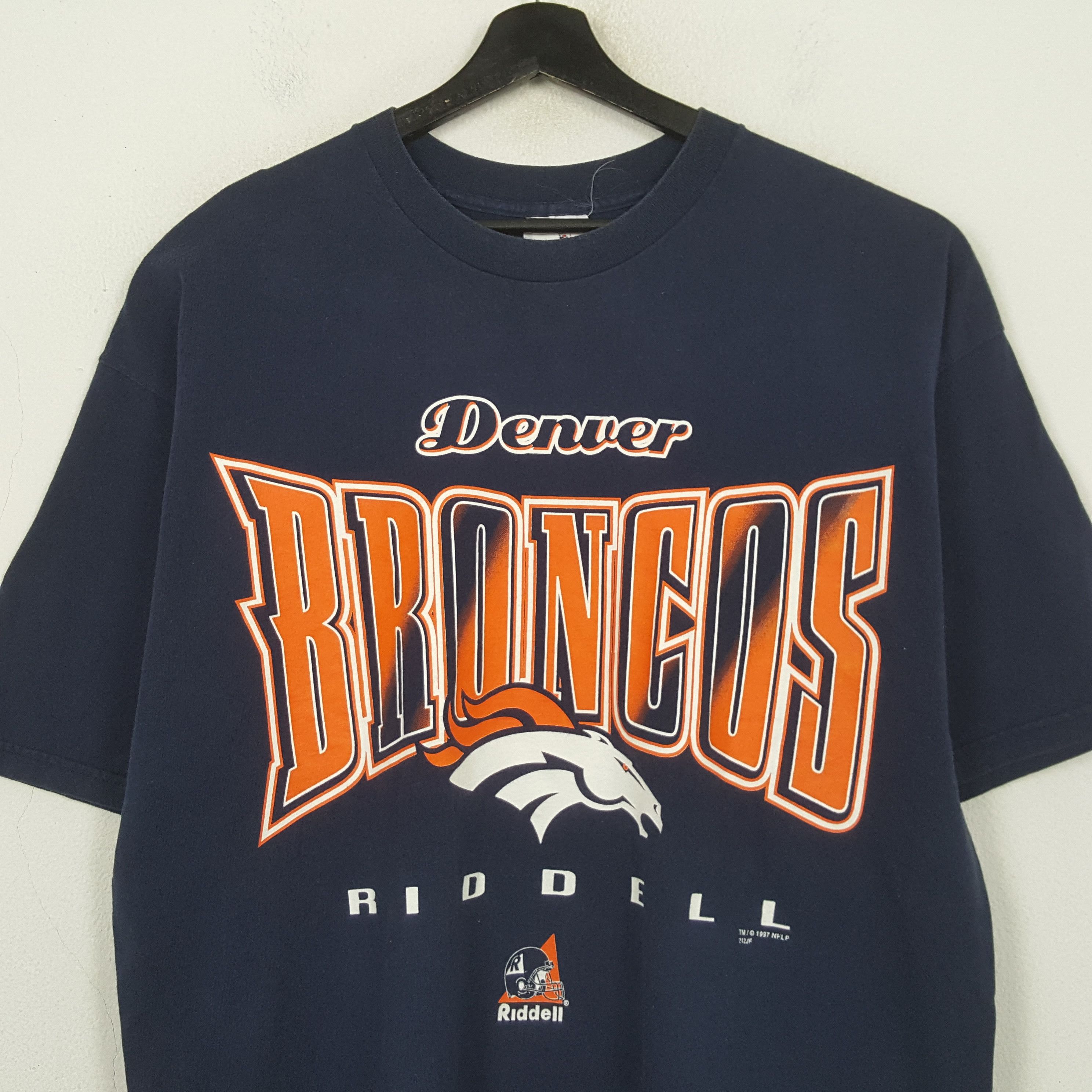 NFL Denver Broncos Football Team Vintage Tshirt RR29 Size US XL / EU 56 / 4 - 2 Thumbnail