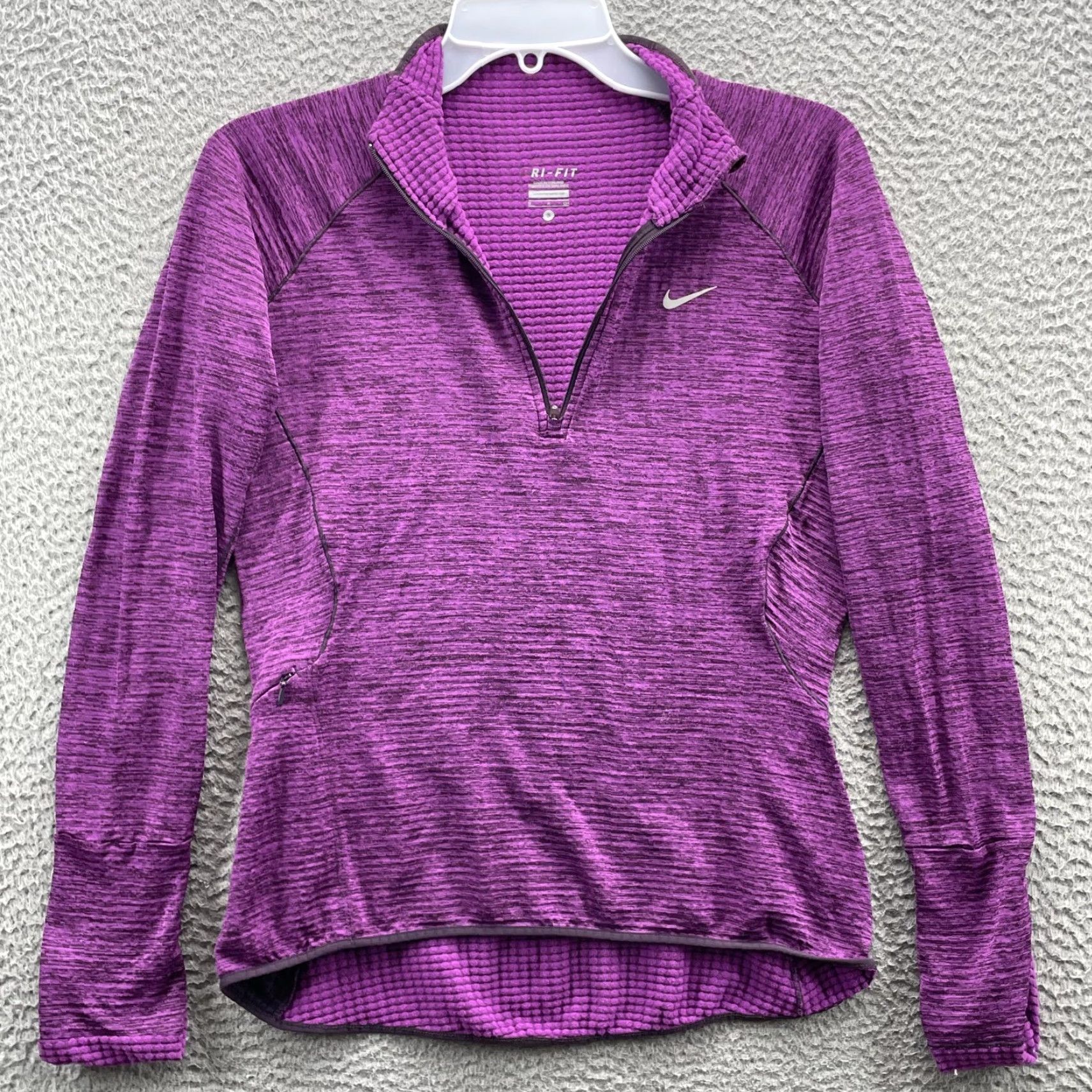 Nike Nike Athletic Pullover Womens Small Waffle Knit Running Yoga Training Y2k Hiking Size S / US 4 / IT 40 - 7 Thumbnail