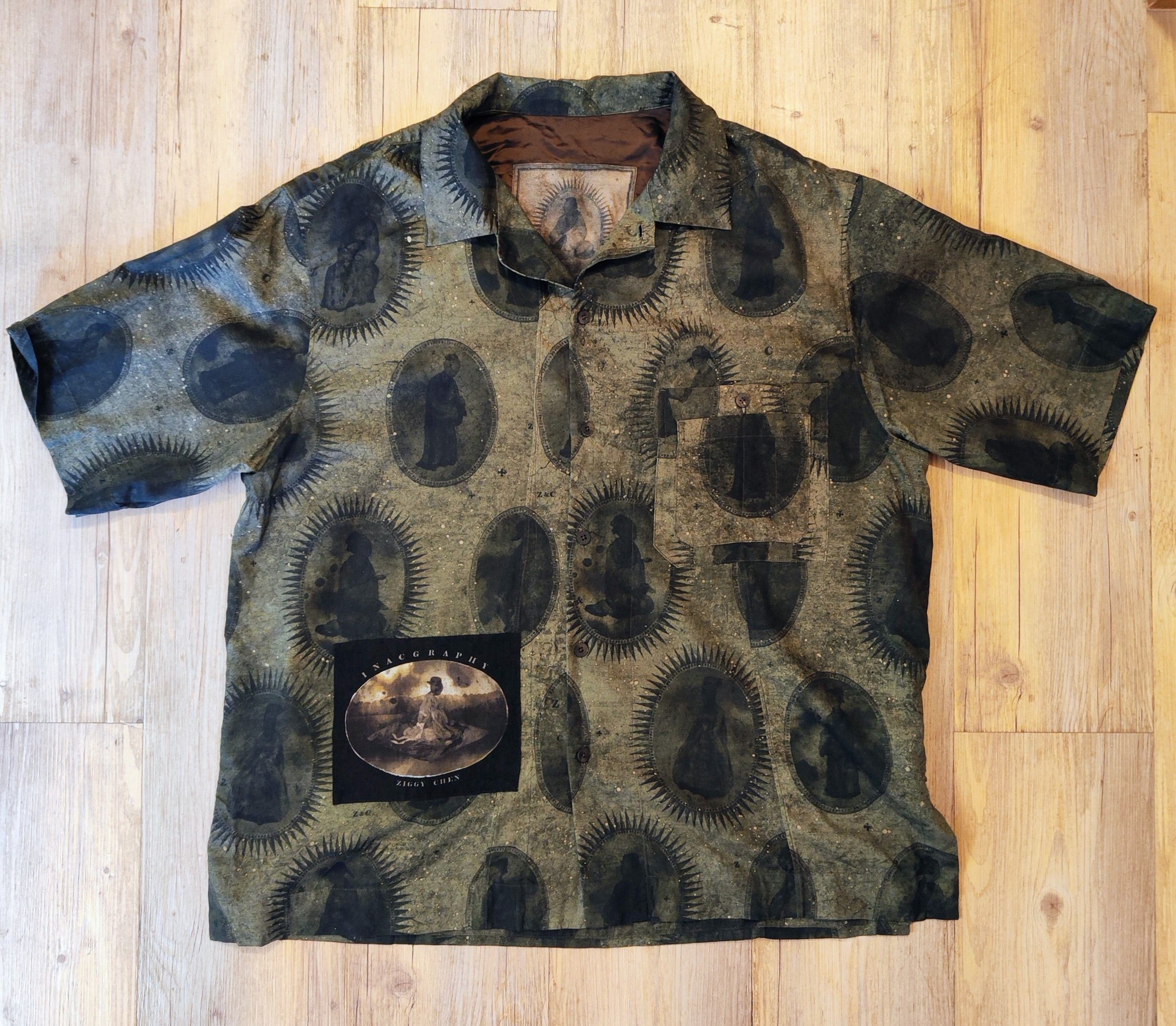Ziggy Chen 22SS printed shirt.Like Geoffrey B. Small or Elena Dawson Size US M / EU 48-50 / 2 - 2 Thumbnail
