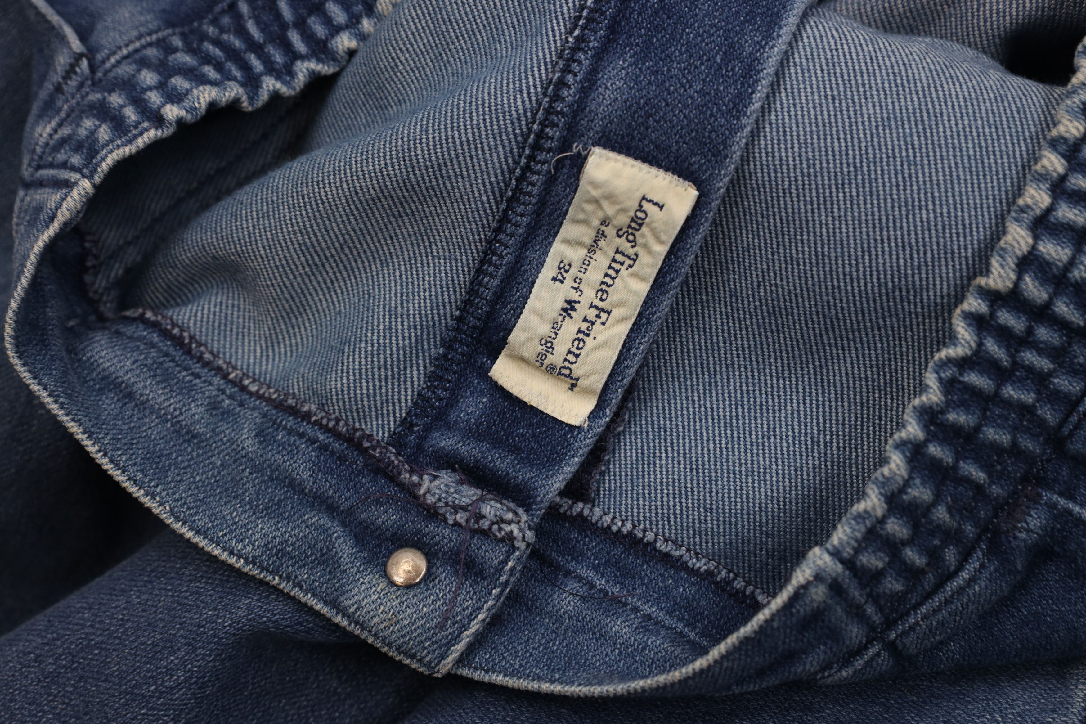 Wrangler Vintage 70s Wrangler Wide Leg Bell Bottoms Denim Jeans USA Size US 34 / EU 50 - 8 Thumbnail