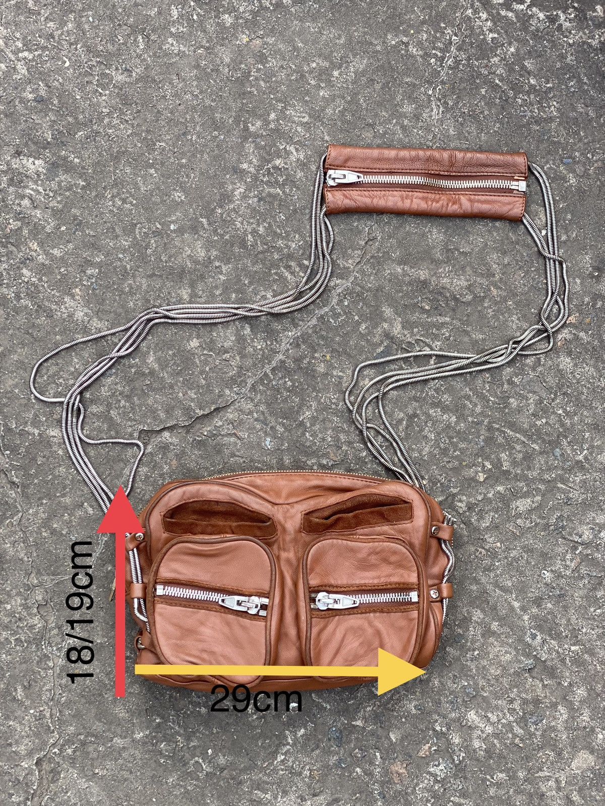 Alexander Wang Alexander Wang Brenda crossbody Leather Brown bag Size ONE SIZE - 19 Thumbnail