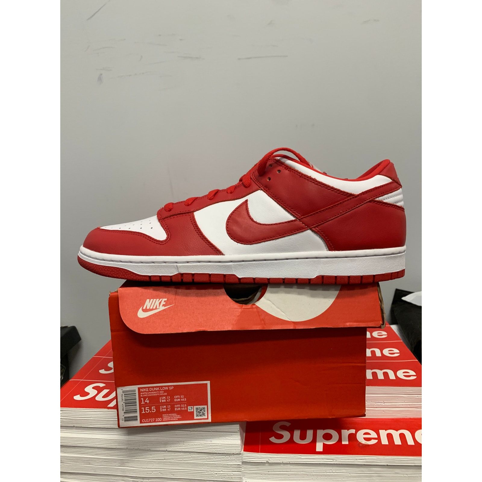 Nike Nike Dunk Low SP St. John's Red Size 14 BRAND NEW SHIPS NOW Size US 14 / EU 47 - 1 Thumbnail