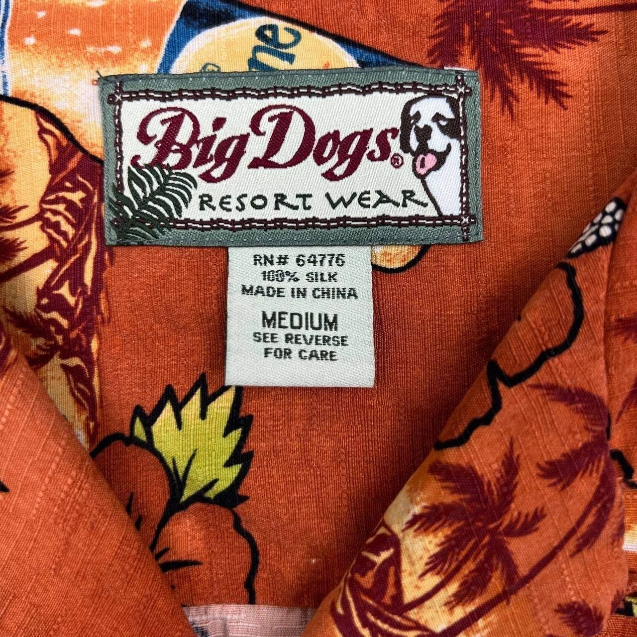 Big Dogs Big Dogs Resort Wear Shirt Men Hawaiian Button Up Collared M Size US M / EU 48-50 / 2 - 5 Thumbnail