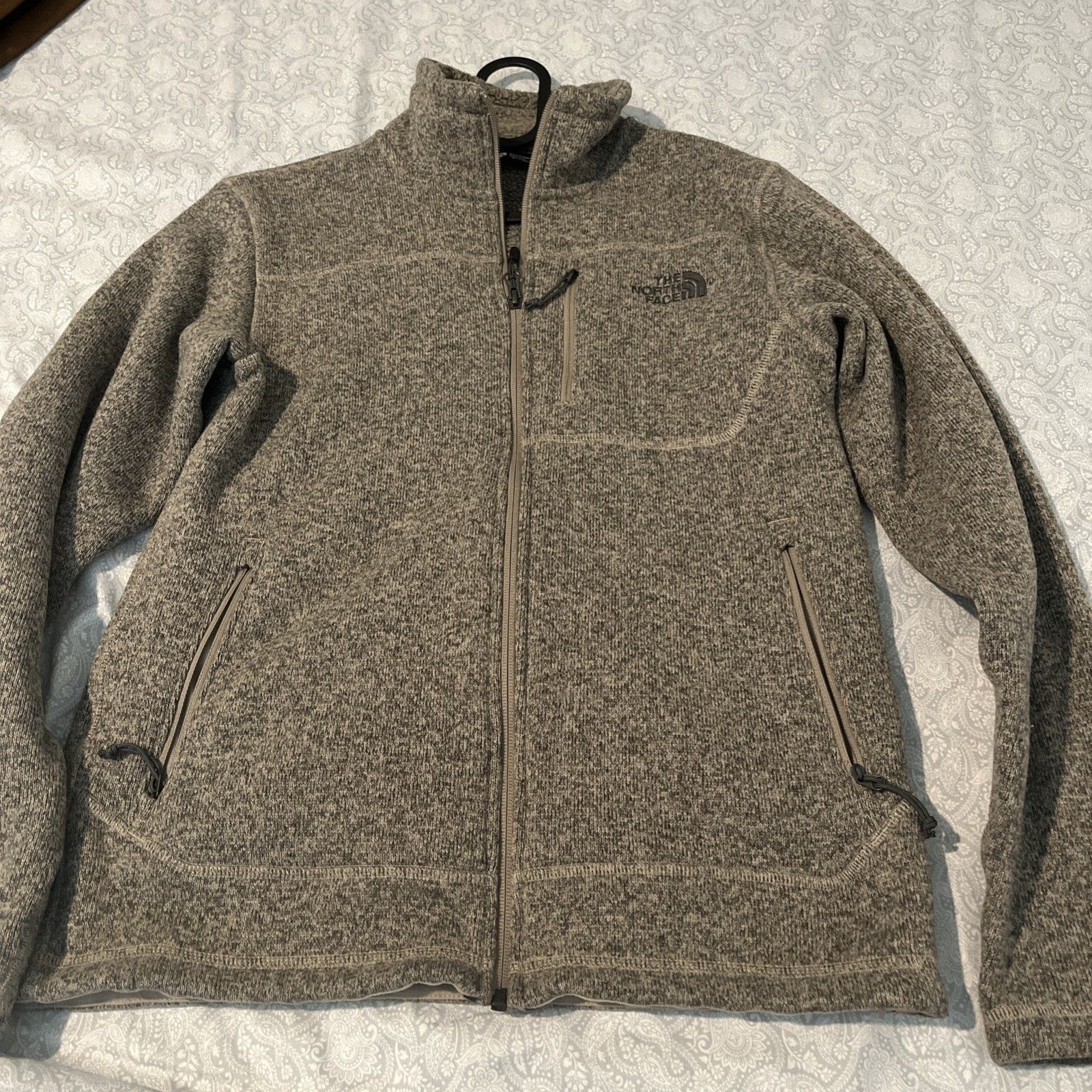The North Face The North Face Full Zip Fleece Jacket Beige Gray Men's Small Size US S / EU 44-46 / 1 - 3 Thumbnail