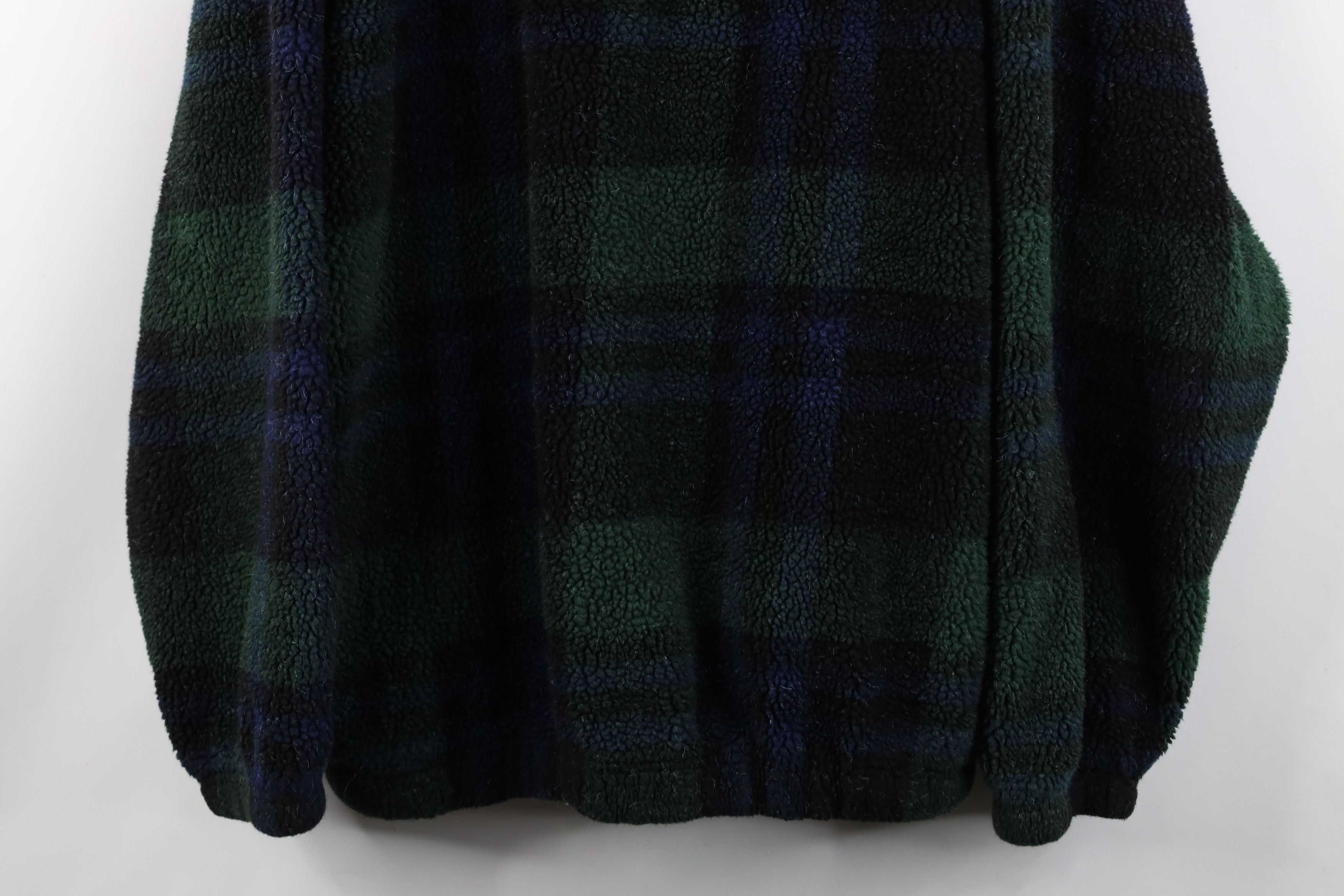 Vintage Vintage 90s Streetwear Half Zip Pullover Sweater Plaid Size US XL / EU 56 / 4 - 3 Thumbnail