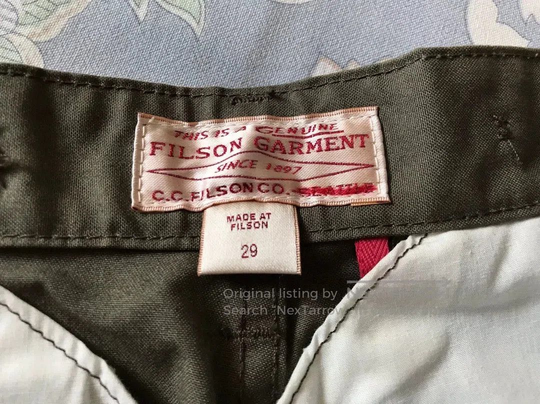 Filson Filson 10470 Cargo Pants W29L34. Size US 29 - 8 Thumbnail