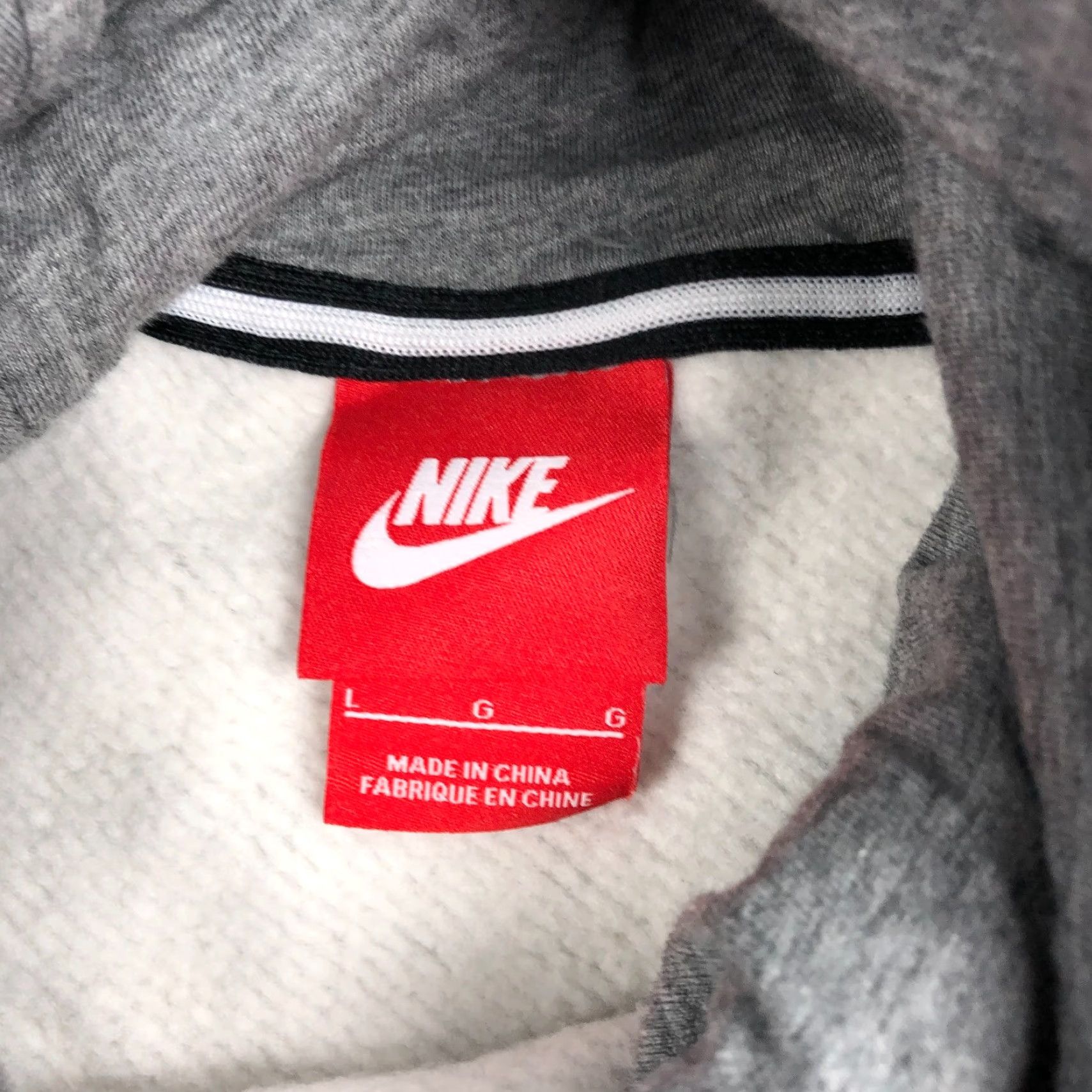 Nike Nike Hoodie Womens L Rally Funnel Neck NSW Sportswear Sweatshirt Gray Size L / US 10 / IT 46 - 7 Thumbnail