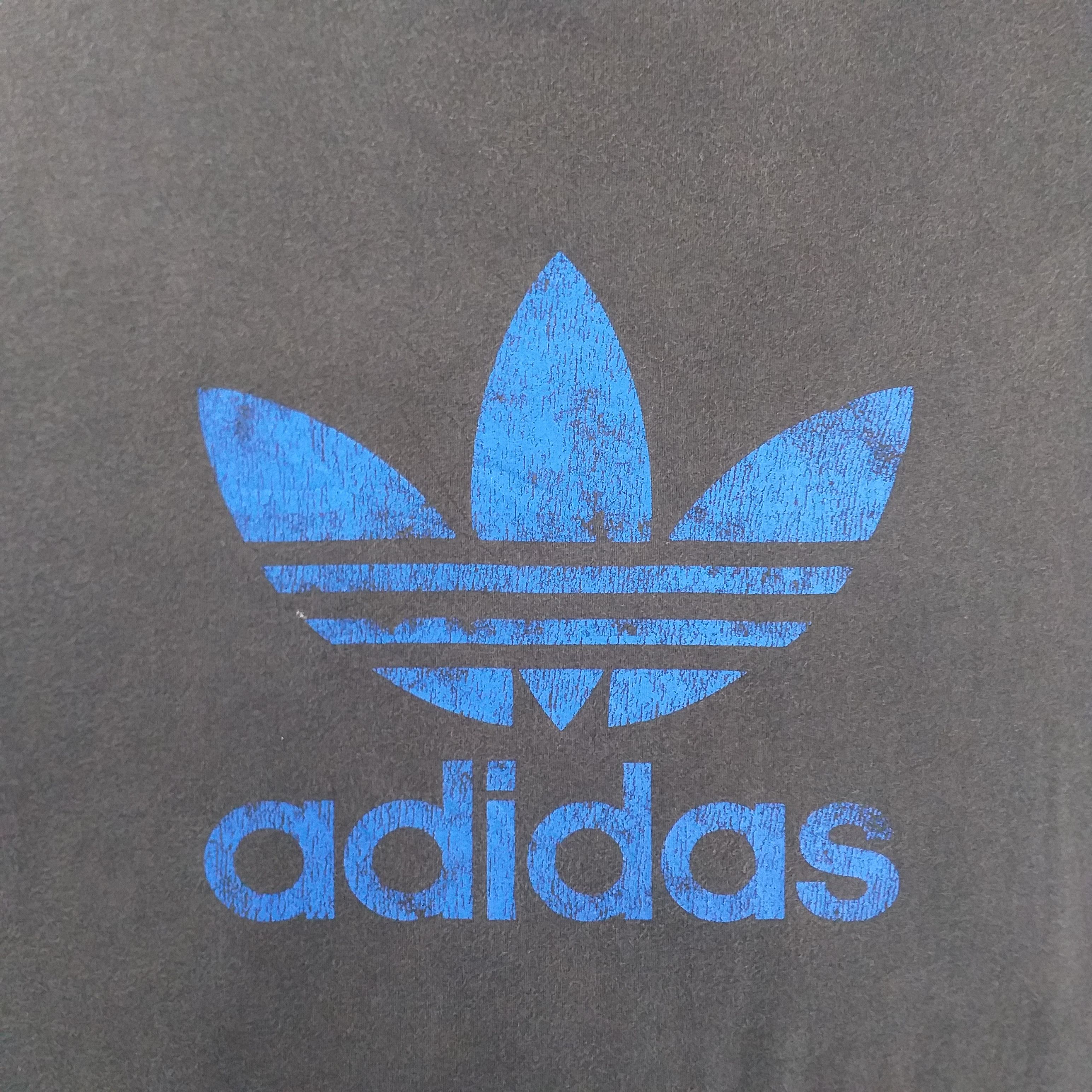 Adidas Adidas Trefoil Big Logo Ringer Medium Tshirt -F072 Size US M / EU 48-50 / 2 - 3 Thumbnail