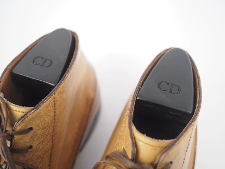 Dior DiorGolden brown mid-top leather shoes 2503-Nextarrow Size US 6 / EU 39 - 5 Thumbnail