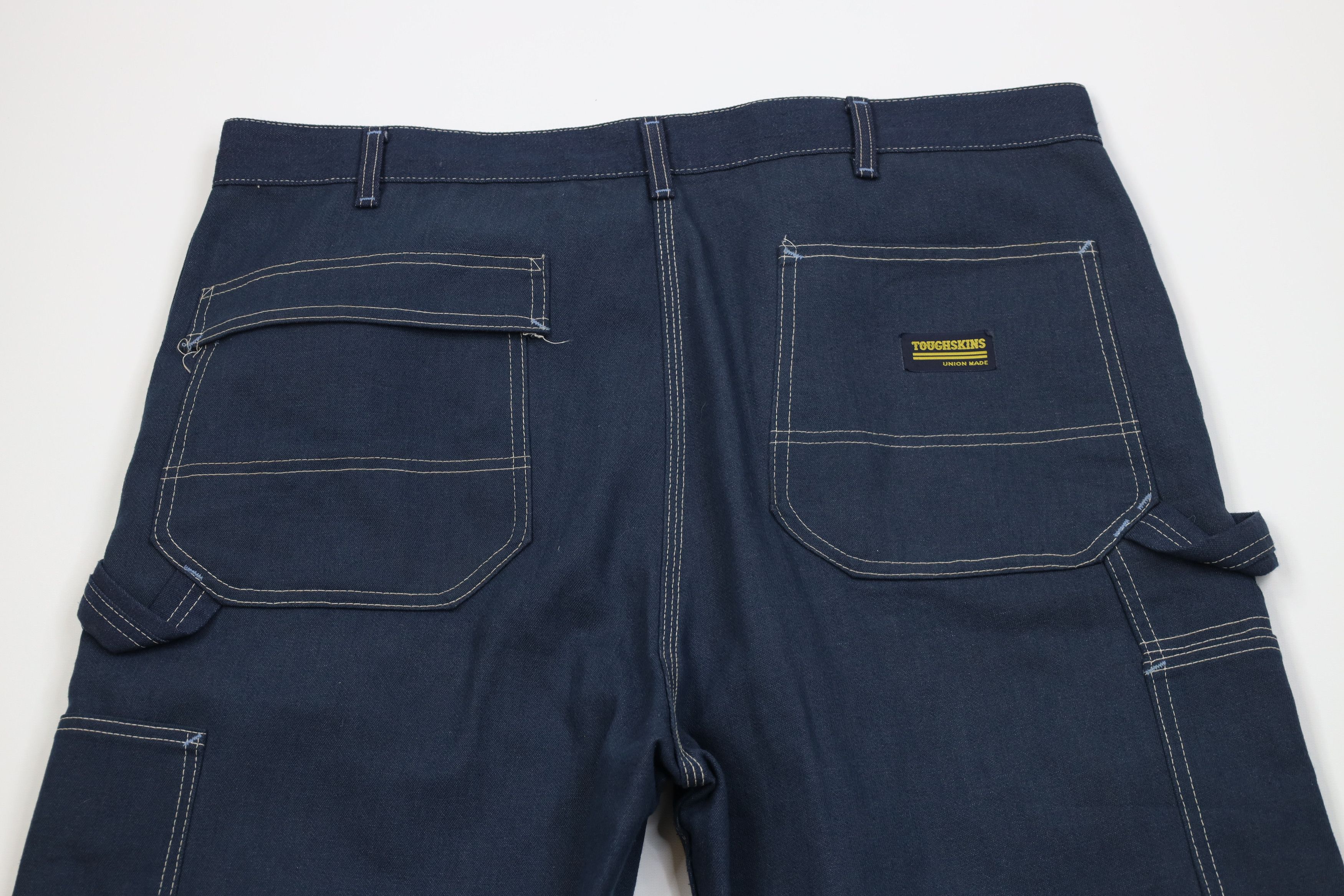Vintage Vintage 70s 80s Streetwear Double Knee Wide Leg Jeans USA Size US 42 / EU 58 - 13 Thumbnail