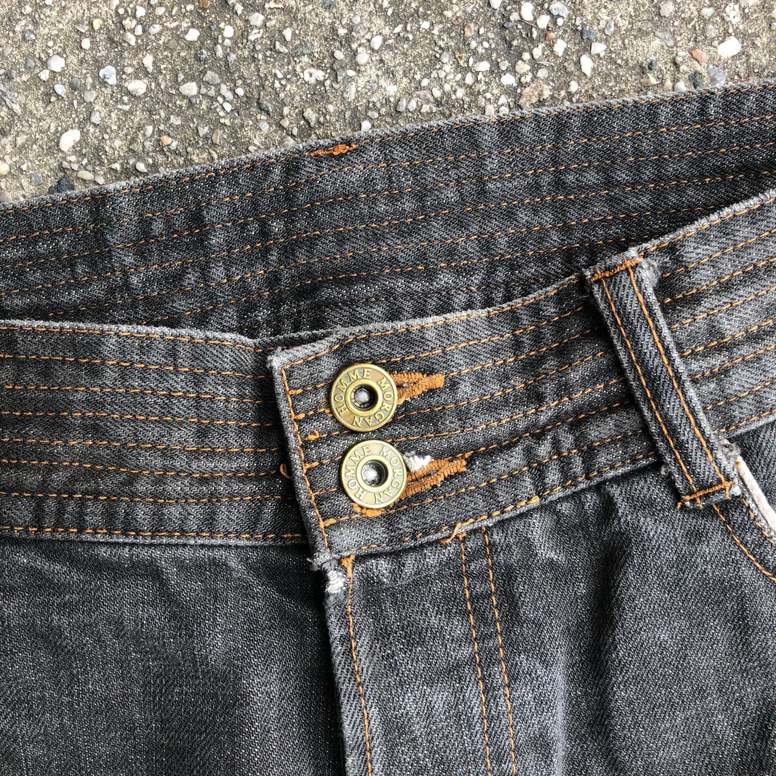 If Six Was Nine Morgan Homme Striped Flared Jeans Size US 31 - 13 Thumbnail