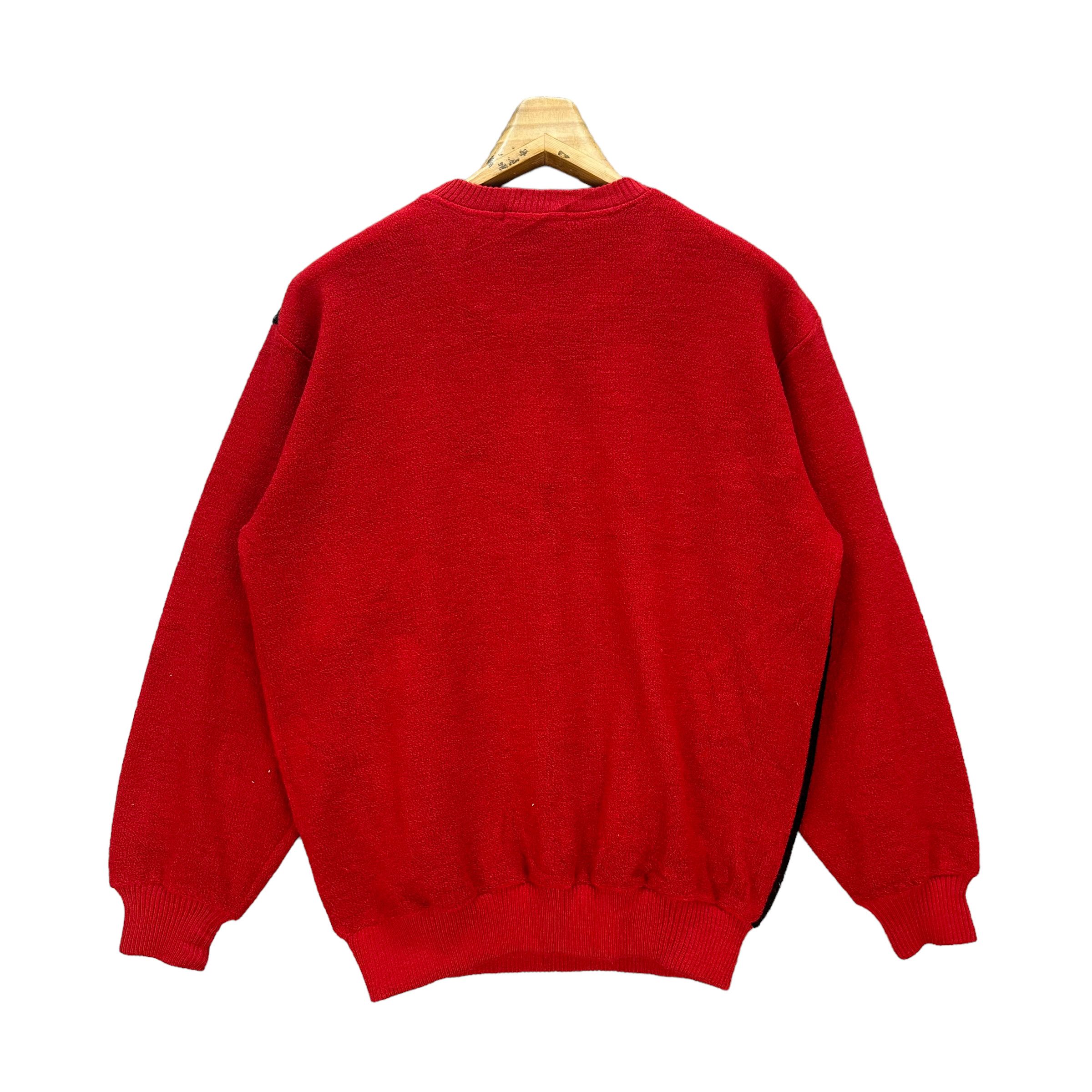 Japanese Brand DOBERMANN EMBROIDERED GRAPHIC KNITTED SWEATSHIRTS #8612-017 Size US L / EU 52-54 / 3 - 10 Thumbnail