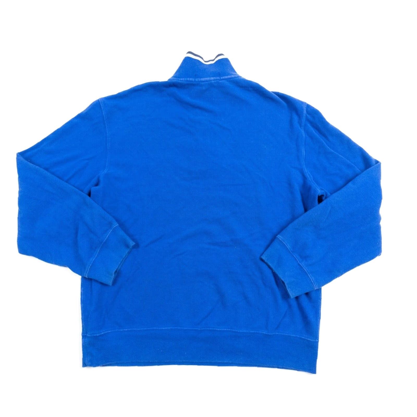 Polo Ralph Lauren Polo Ralph Lauren Sweater Mens Medium Blue 1/4 Zip Pullover Mock Neck Preppy Size US M / EU 48-50 / 2 - 6 Thumbnail