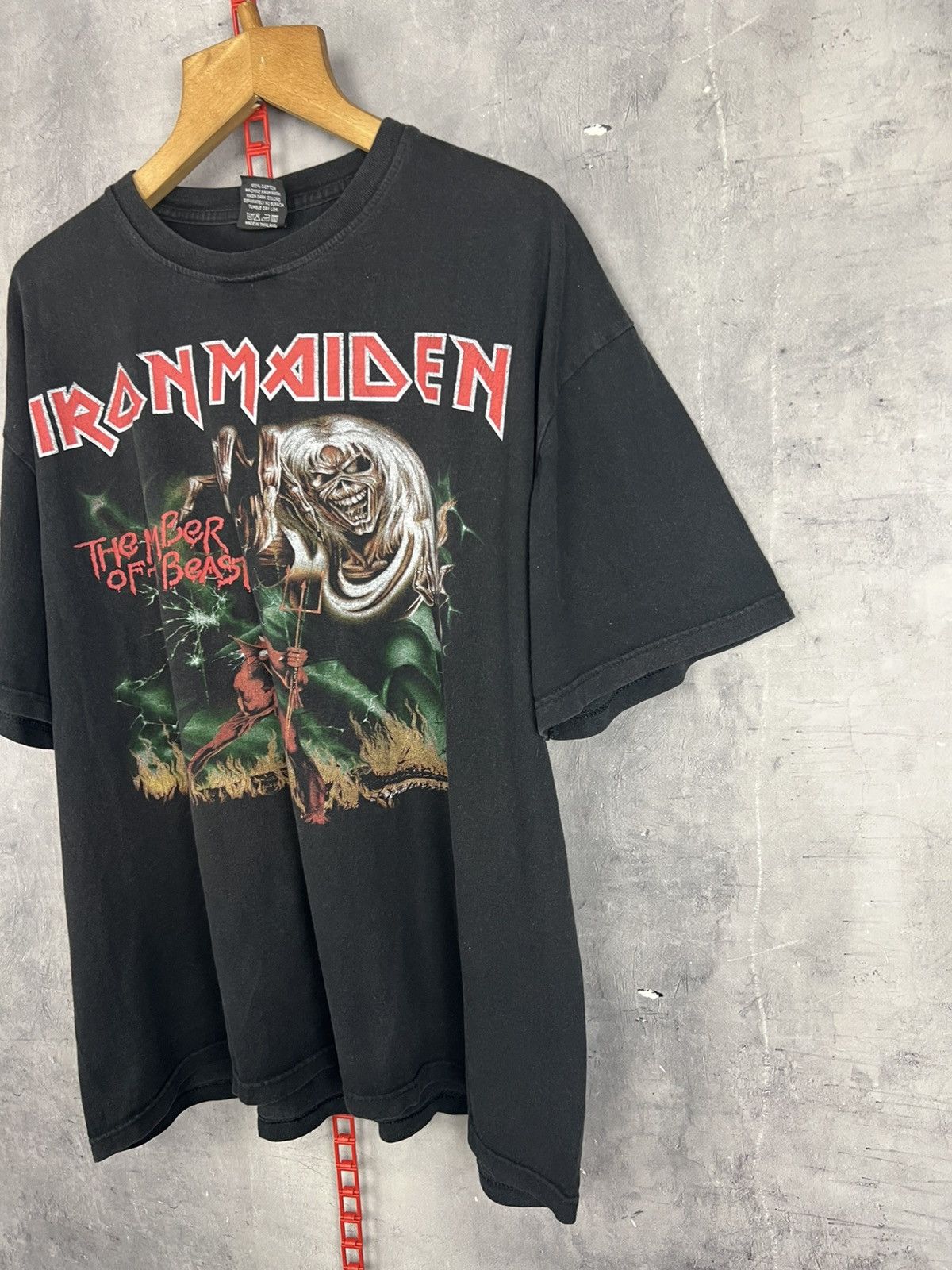 Iron Maiden Iron Maiden The Number Of The Beast Vintage T Shirt XL Size US XL / EU 56 / 4 - 4 Thumbnail