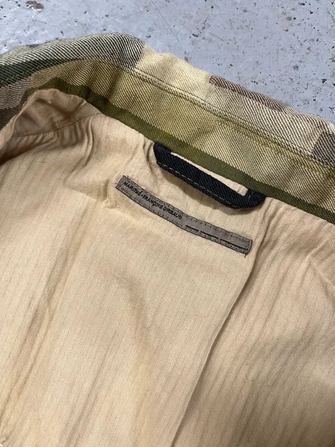 Marithe + Francois Girbaud 2000s Marithé + François Girbaud Patchwork Khaki Blazer Jacket Size US M / EU 48-50 / 2 - 10 Thumbnail
