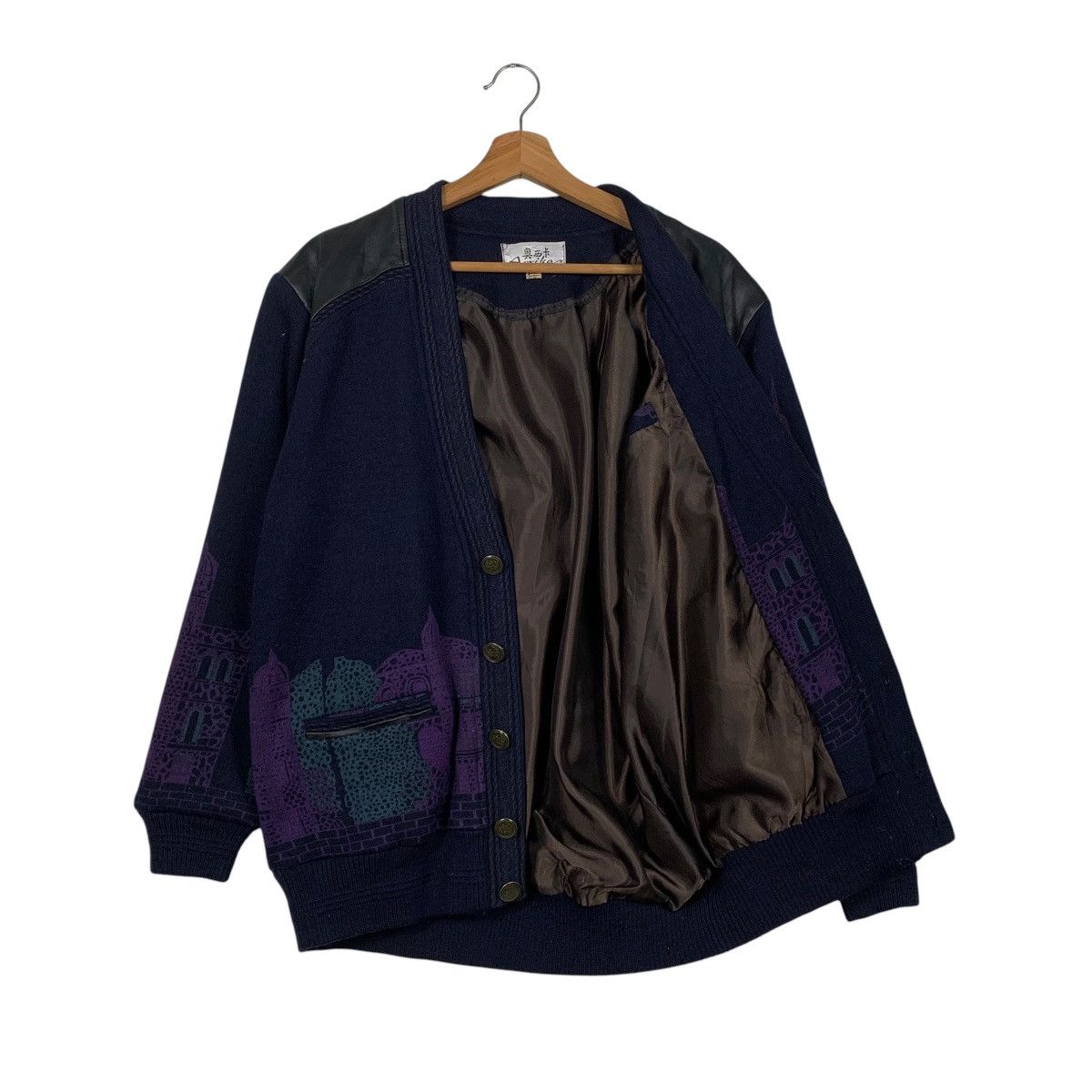 Japanese Brand Japanese Brand Auxika Nice Design Cardigan Jacket Size US M / EU 48-50 / 2 - 9 Thumbnail