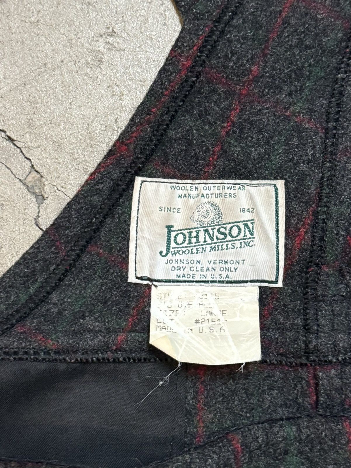 Johnson Woolen Mills × Vintage Vintage Johnson Woolen Mills Overalls Size Large Made in USA Size US 38 / EU 54 - 8 Thumbnail