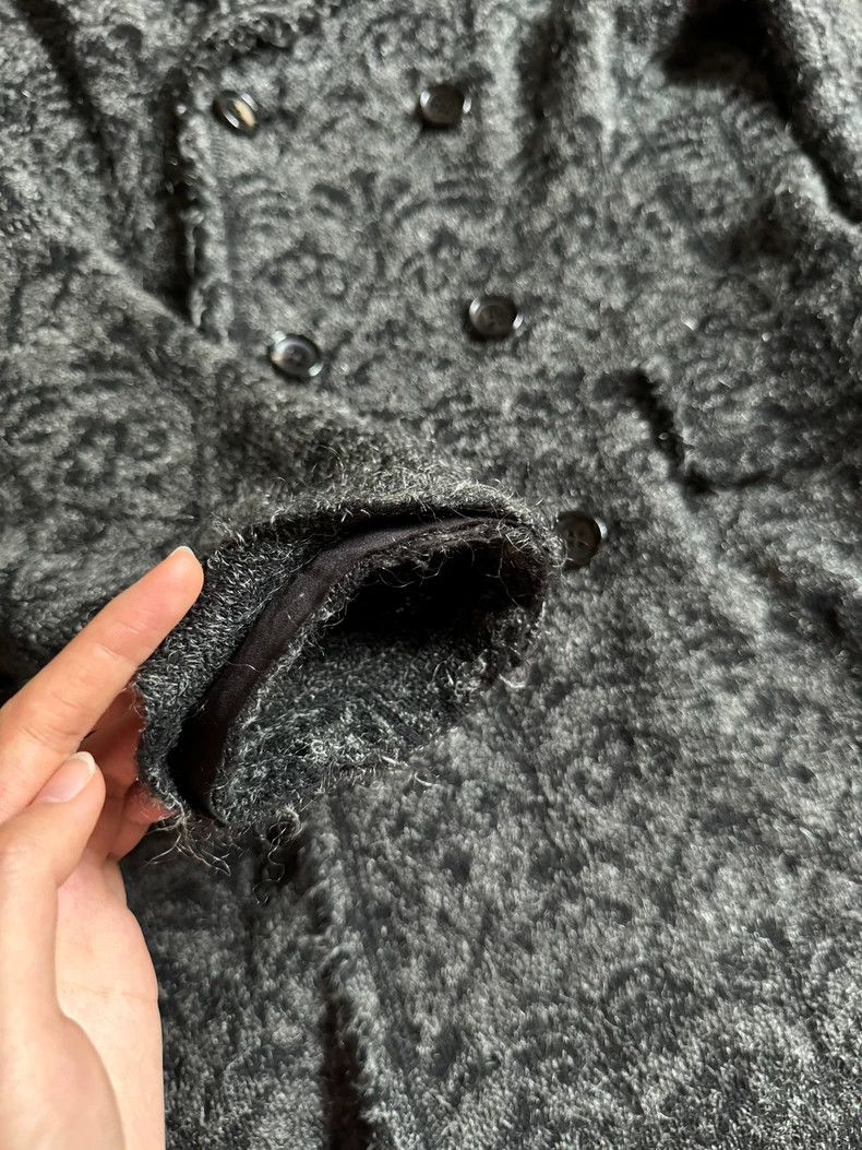 Comme des Garcons Comme Des Garcons Woolen grey classic pattern coat Size M / US 6-8 / IT 42-44 - 5 Thumbnail