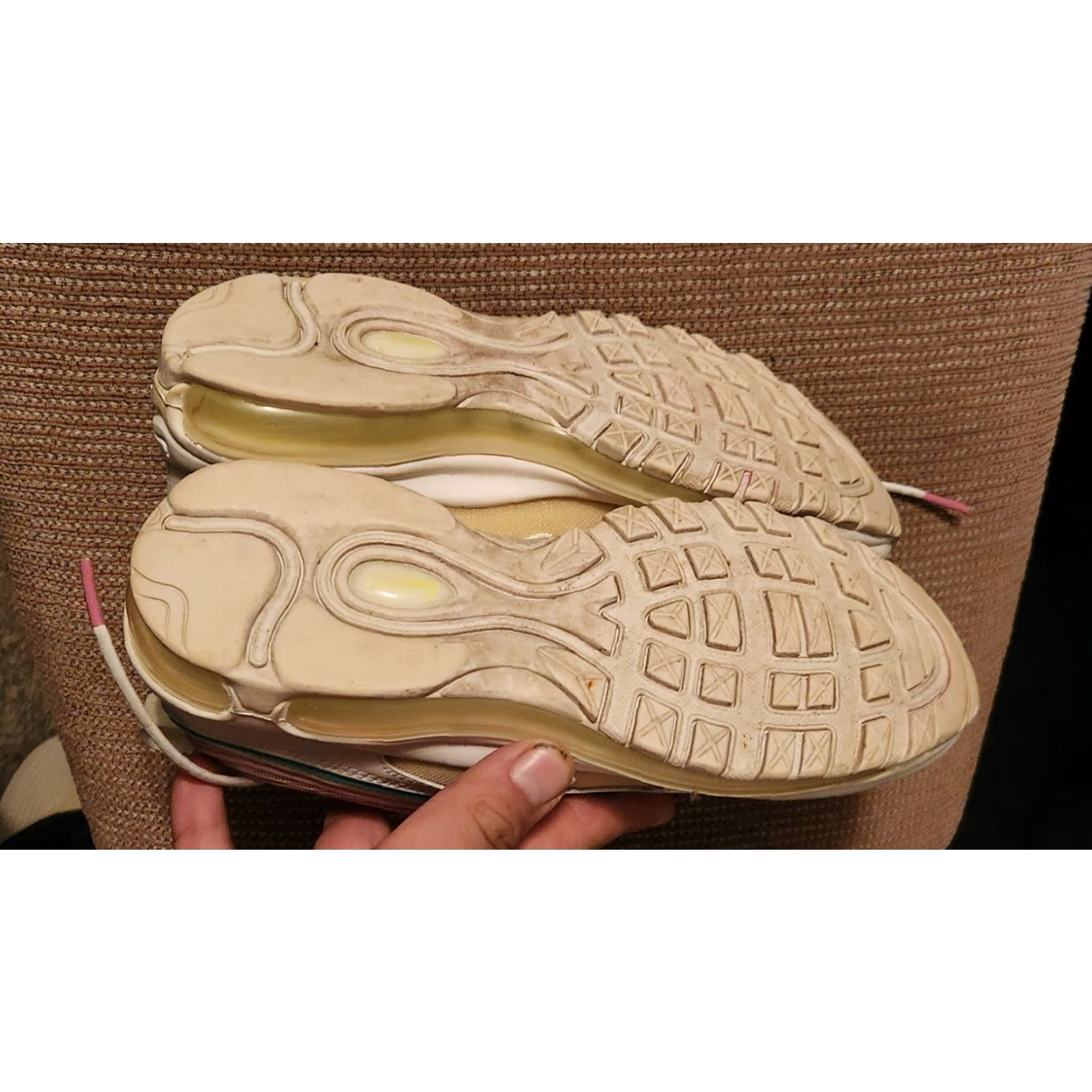 Nike Nike Air Max 97 Sneaker Women CW7017-100 White 2020 Size 8 Easter 2020 Shoes Max Nike Air Max Footwear CW7017-100 Womens Shoes Size US 8 / IT 38 - 4 Thumbnail