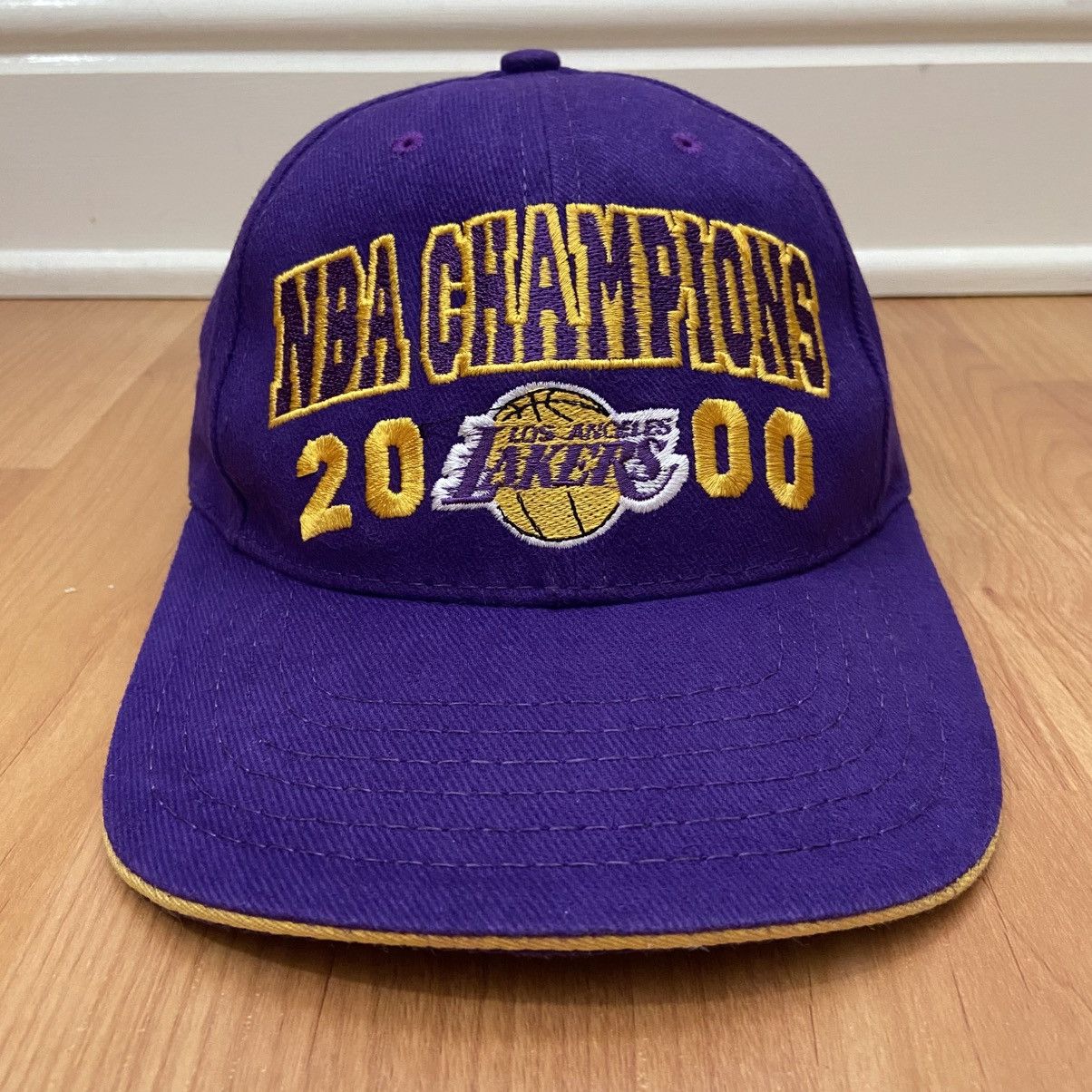 American Needle American Needle LA Lakers 2000 NBA Champions Strapback Hat Size ONE SIZE - 1 Thumbnail