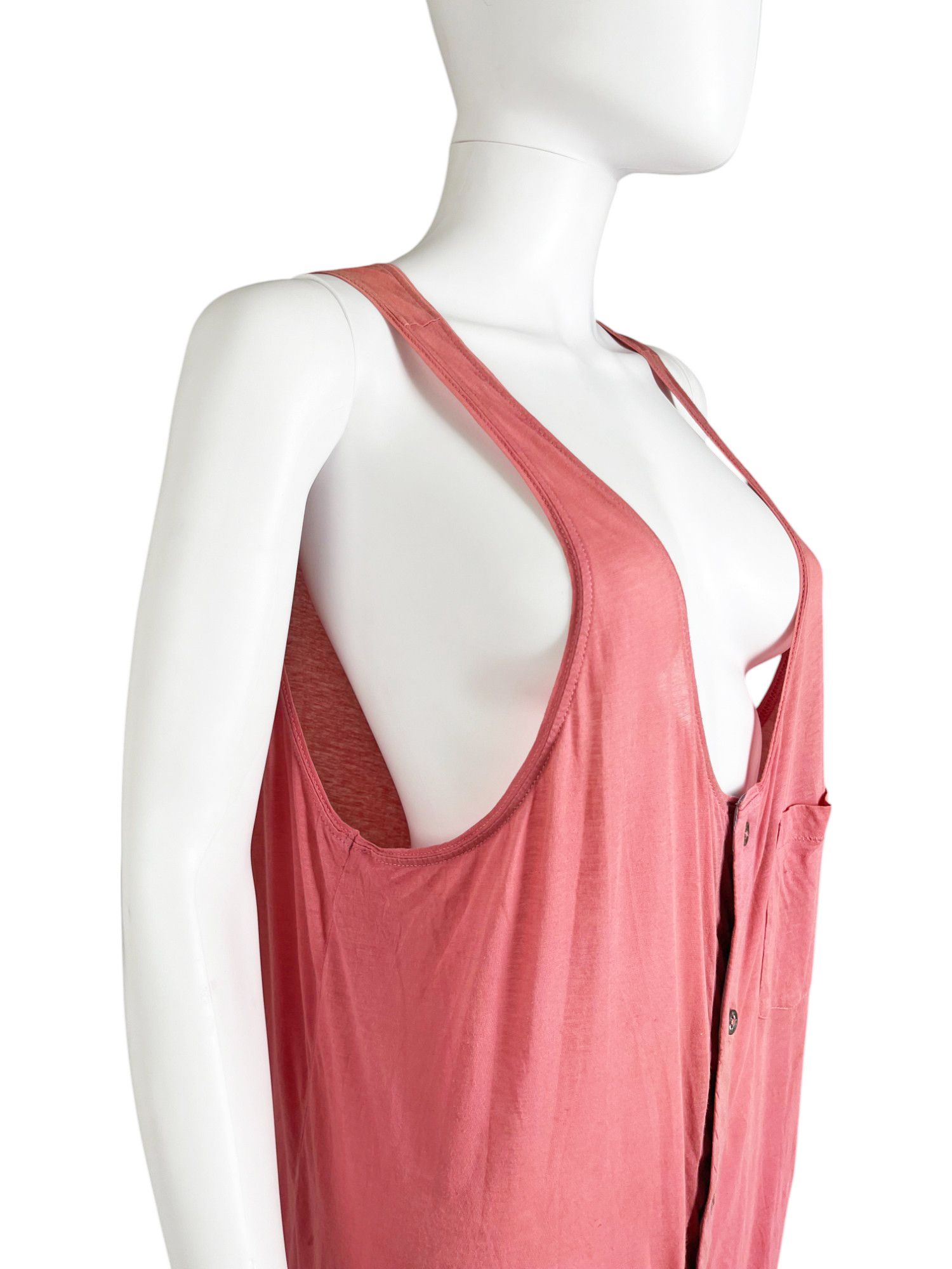 Ann Demeulemeester by Sebastien Meunier Button Up Pink Long Top Size S / US 4 / IT 40 - 9 Thumbnail
