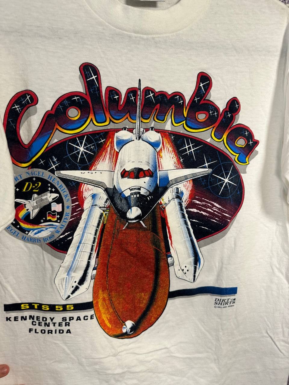 Vintage 90's Vintage Official 1993 NASA Space Shuttle Columbia Tee Size US M / EU 48-50 / 2 - 10 Thumbnail