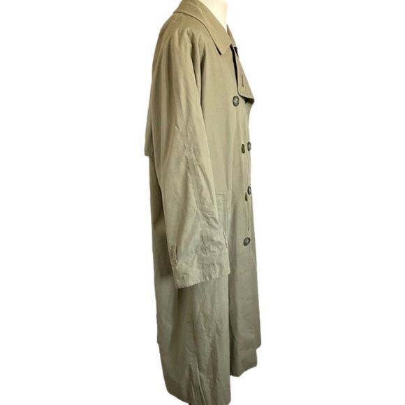 Burberry Vintage Burberry Khaki Light Trench Coat - 38R / L-XL Size US L / EU 52-54 / 3 - 5 Thumbnail