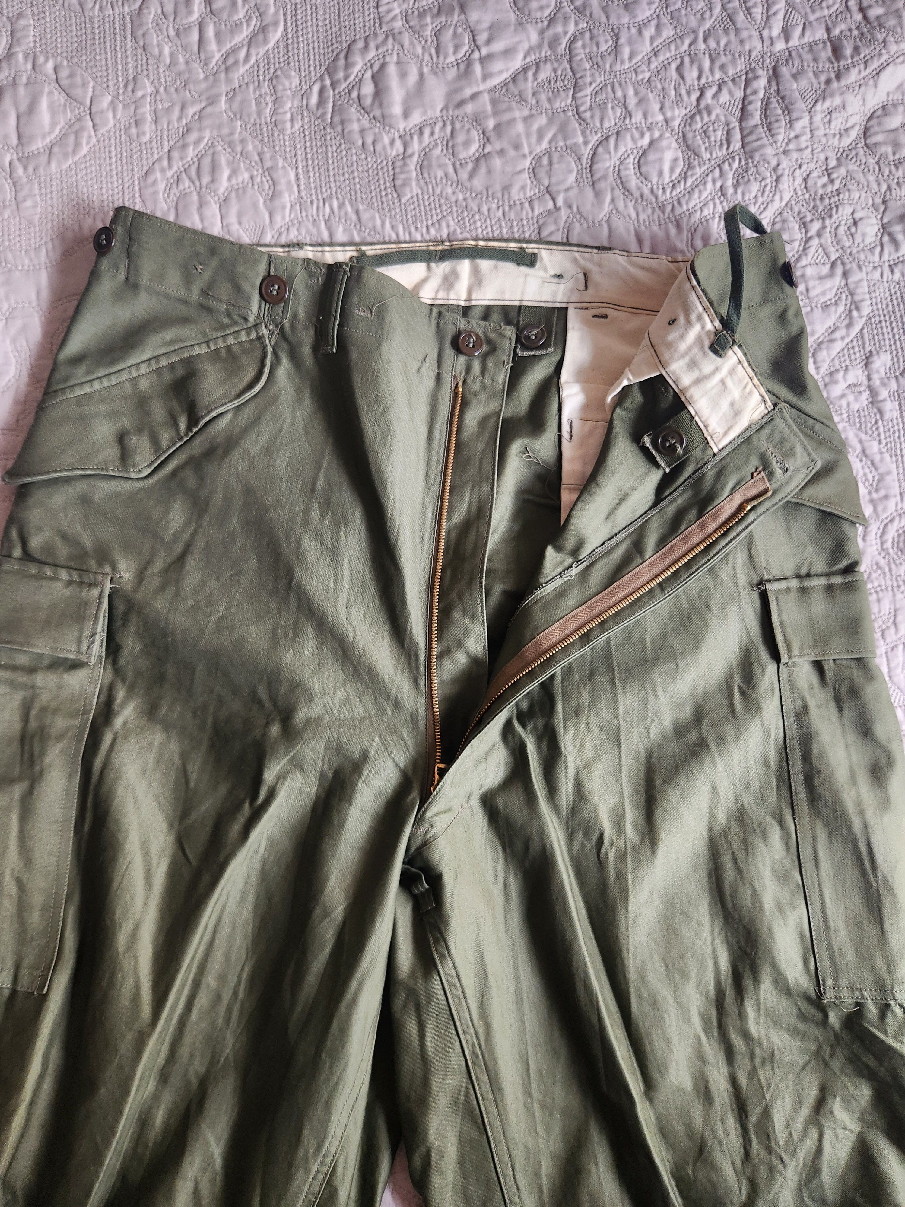 Vintage M1951 Field Pants (Large-Long) Size US 36 / EU 52 - 3 Thumbnail
