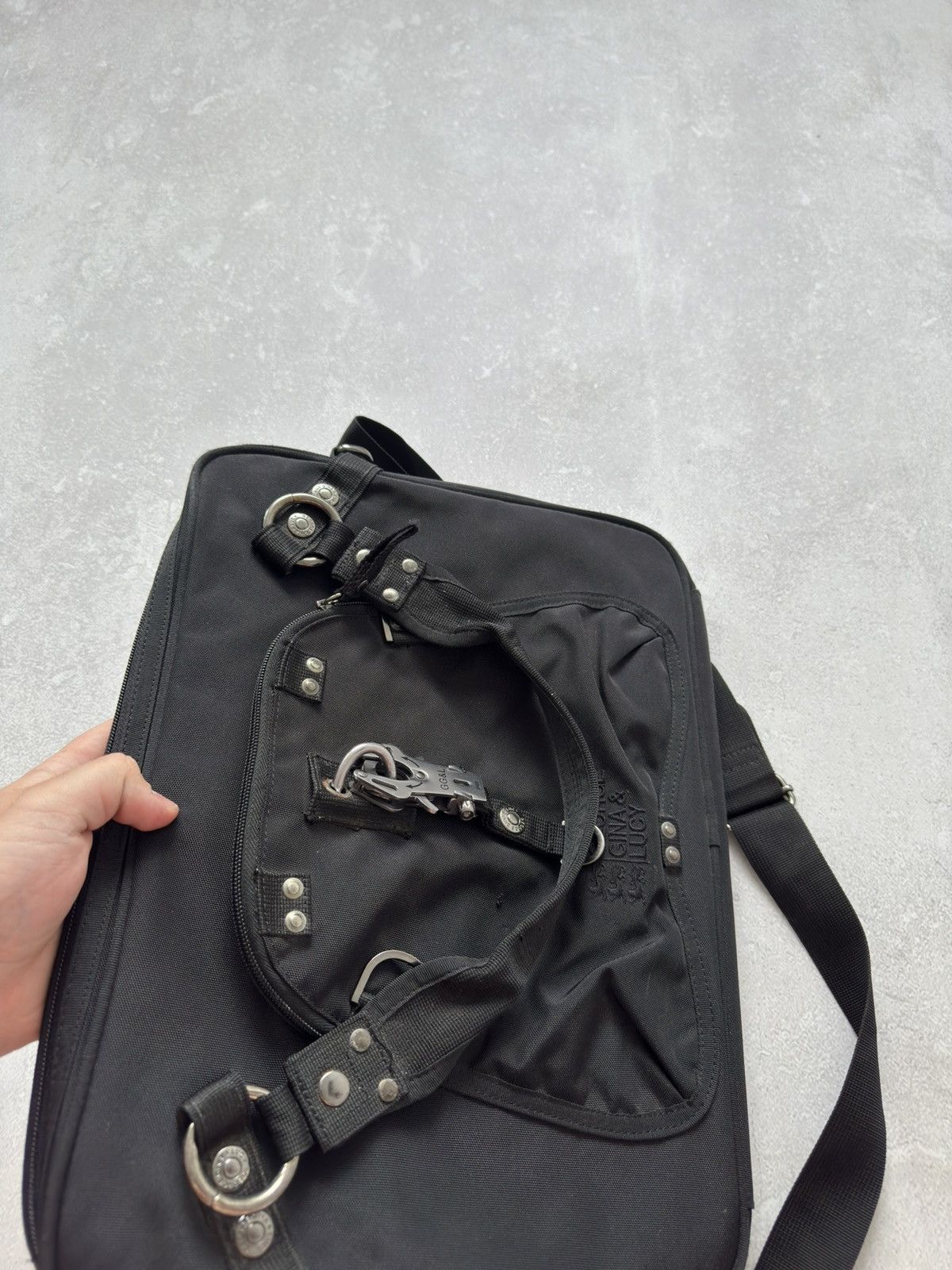 George Gina & Lucy × Japanese Brand × Vintage Vintage George Gina & Lucy Business Baby Black Shoulder Bag Size ONE SIZE - 14 Thumbnail