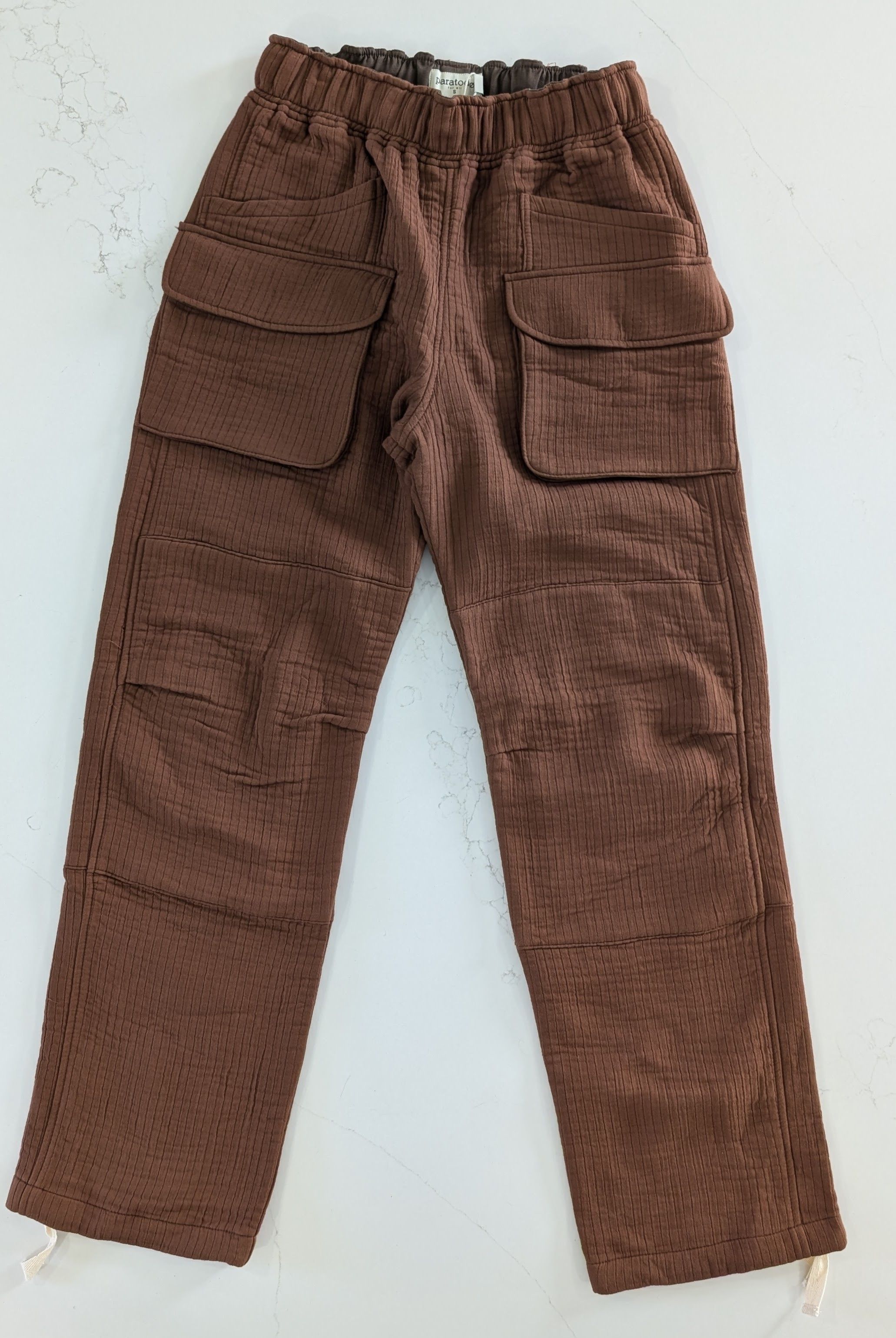 Paratodo Paratodo Tundra Trousers S Brown Quilted Cotton Cargo Size US 30 / EU 46 - 1 Thumbnail