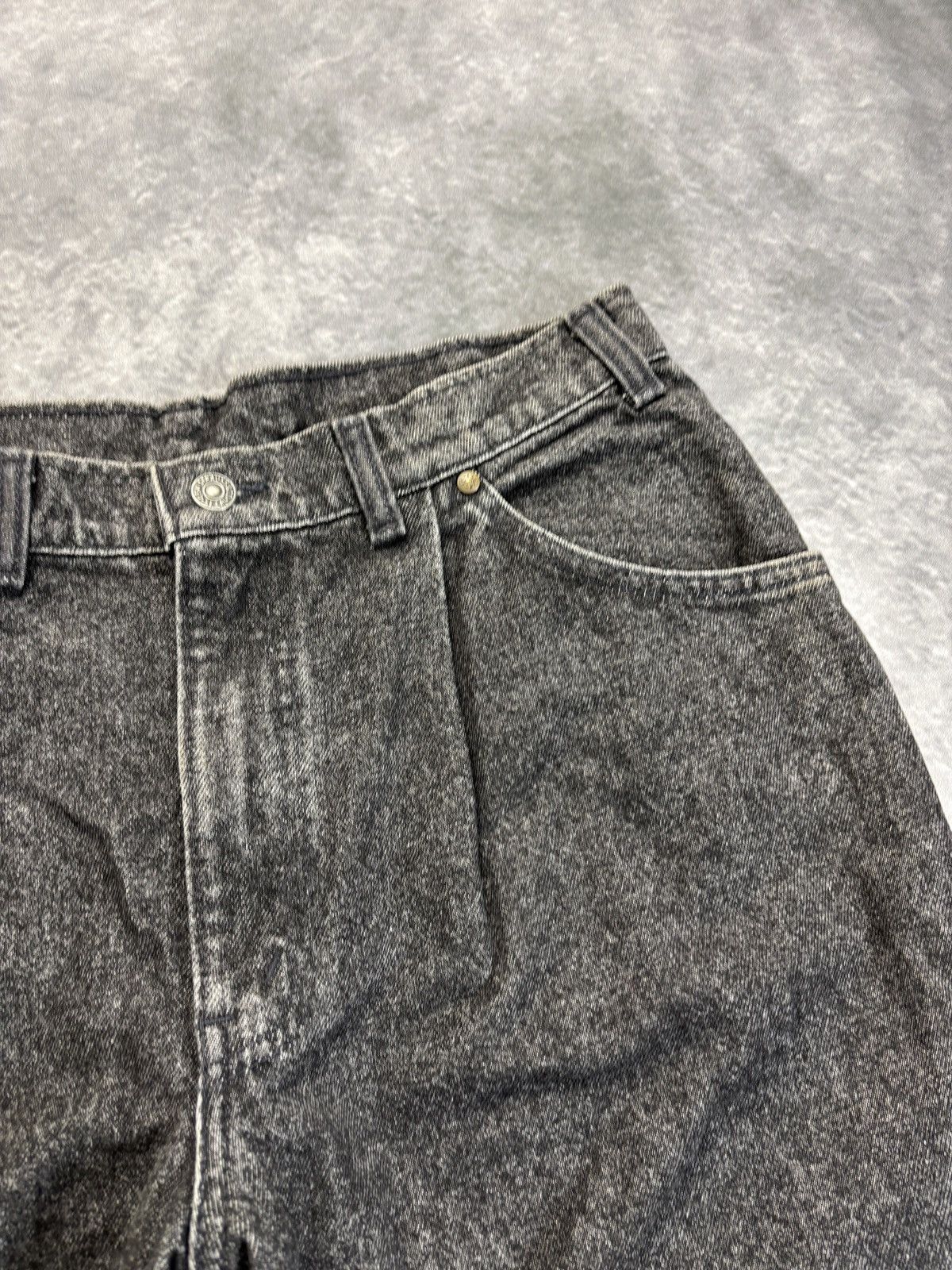 Levi's × Vintage 1980s Levi’s Jeans 80s Vintage Acid Wash Stone Black Tab Size US 31 - 9 Thumbnail