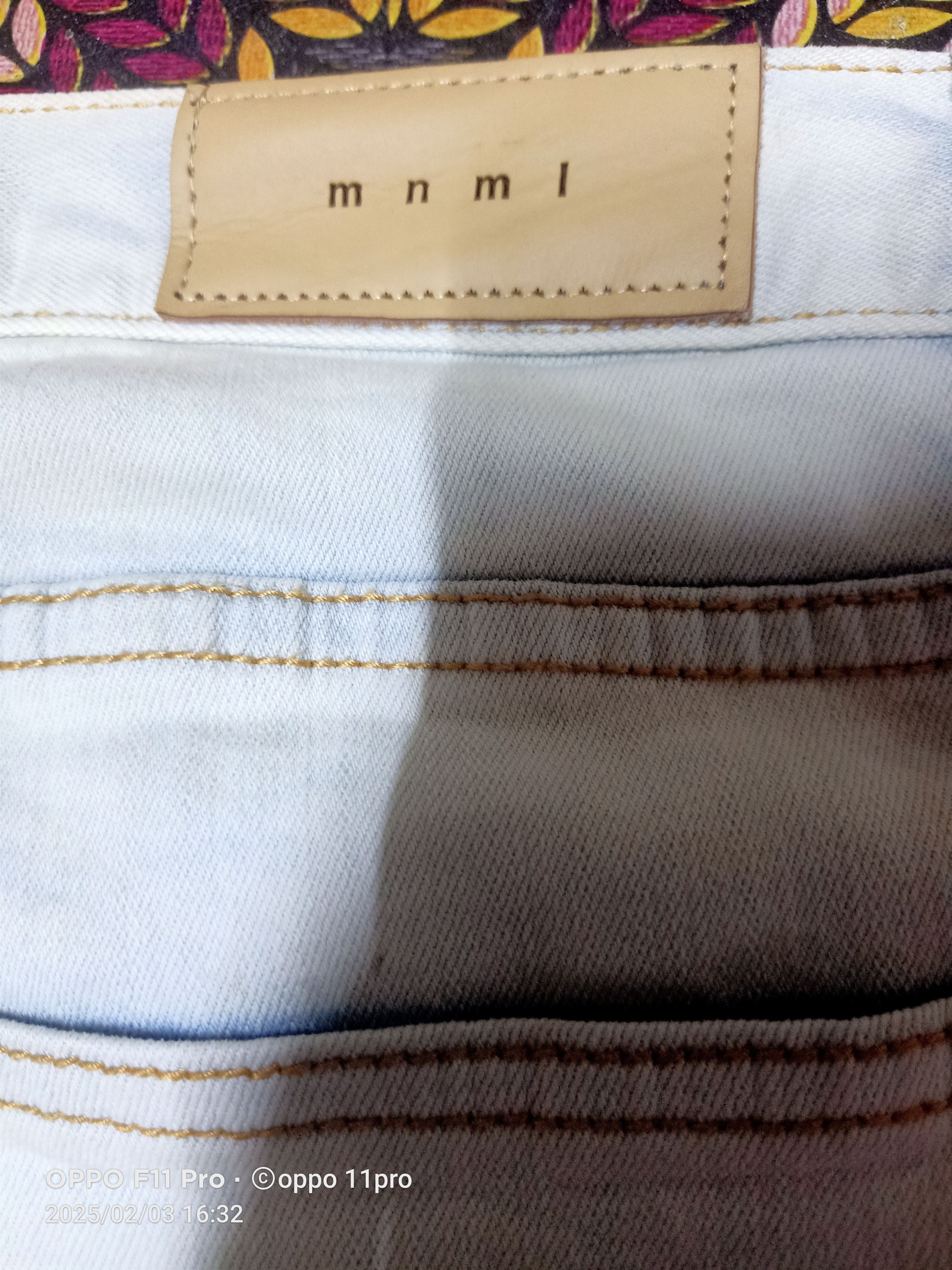 Designer × MNML MNML Denim Zipper Customers Pants Size US 32 / EU 48 - 6 Thumbnail