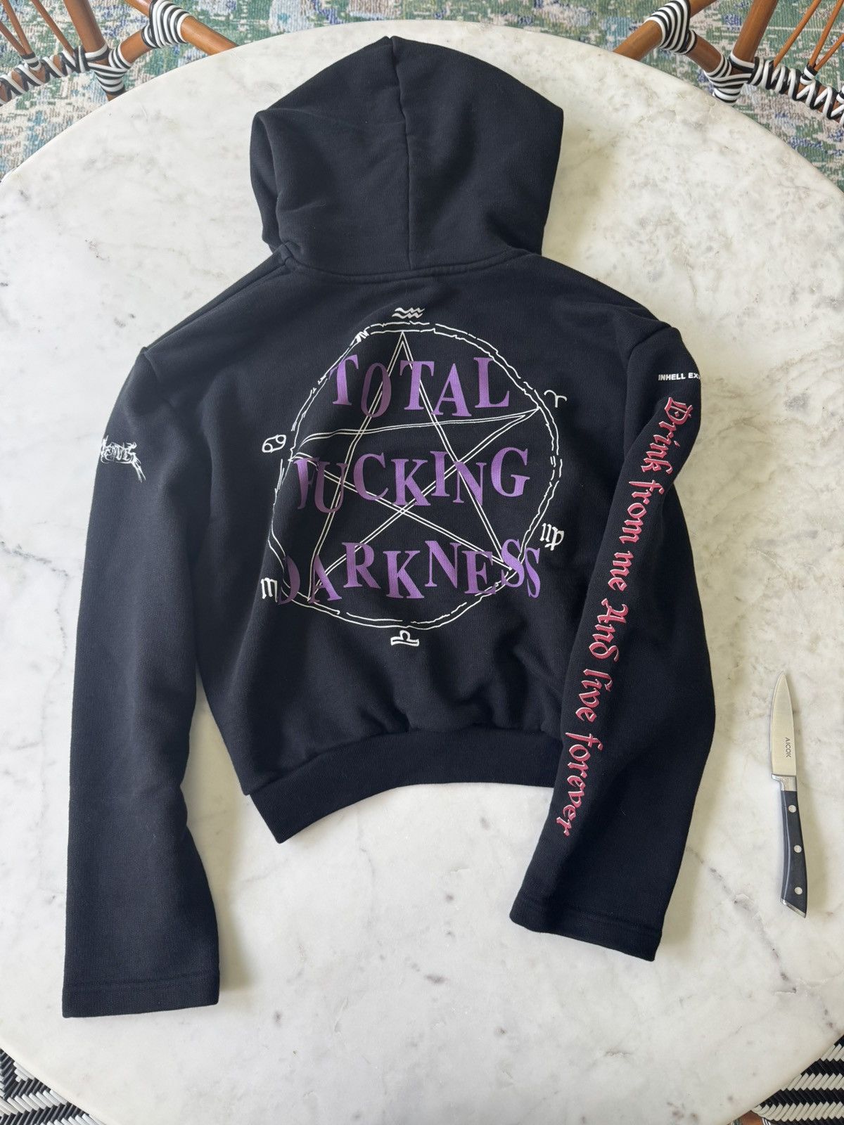 Vetements Total Fucking Darkness Hoodie