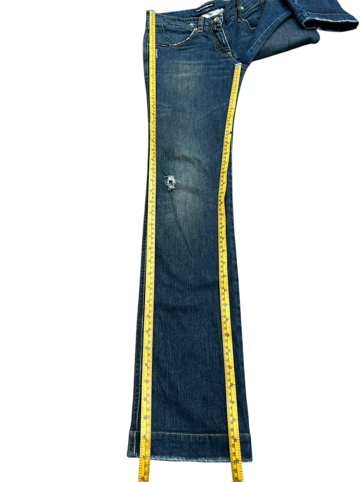Dolce & Gabbana Dolce & Gabbana Lowrise Denim Jeans 30x33 Size 30" / US 8 / IT 44 - 13 Thumbnail