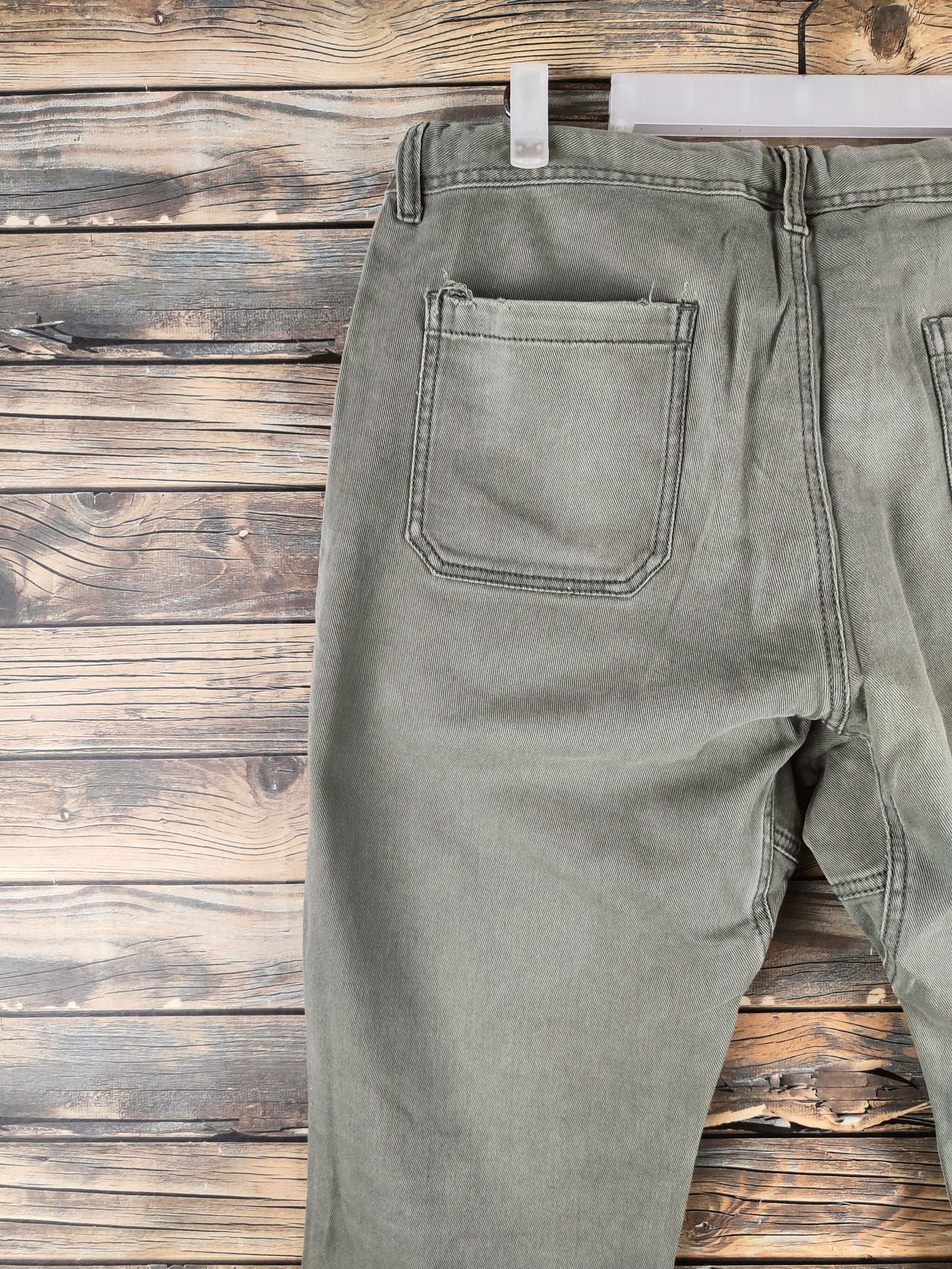 Japanese Brand DL Kriff Mayer Army Green Multipocket Casual Pants #46-214 Size US 32 / EU 48 - 8 Thumbnail