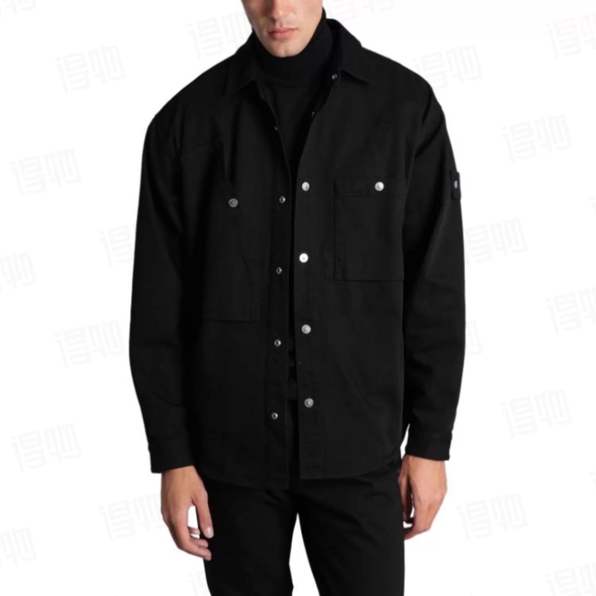 Stone Island Stone Island 25FW Denim Research Ghost Denim Jkt Black XL Size US XL / EU 56 / 4 - 7 Thumbnail