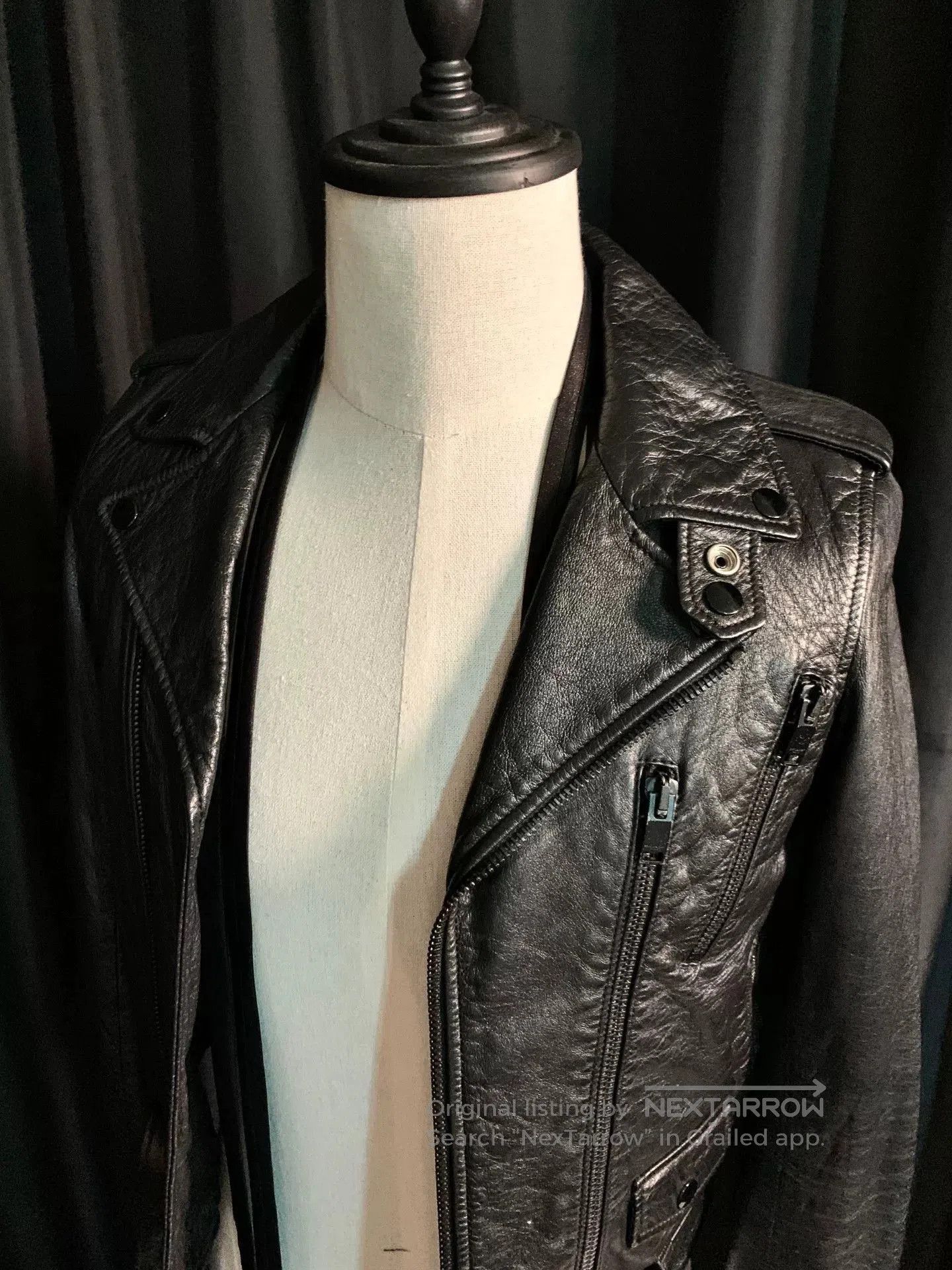 Saint Laurent Paris Saint Laurent 2016 A/W Leather Biker Jacket. Size XS / US 0-2 / IT 36-38 - 4 Thumbnail