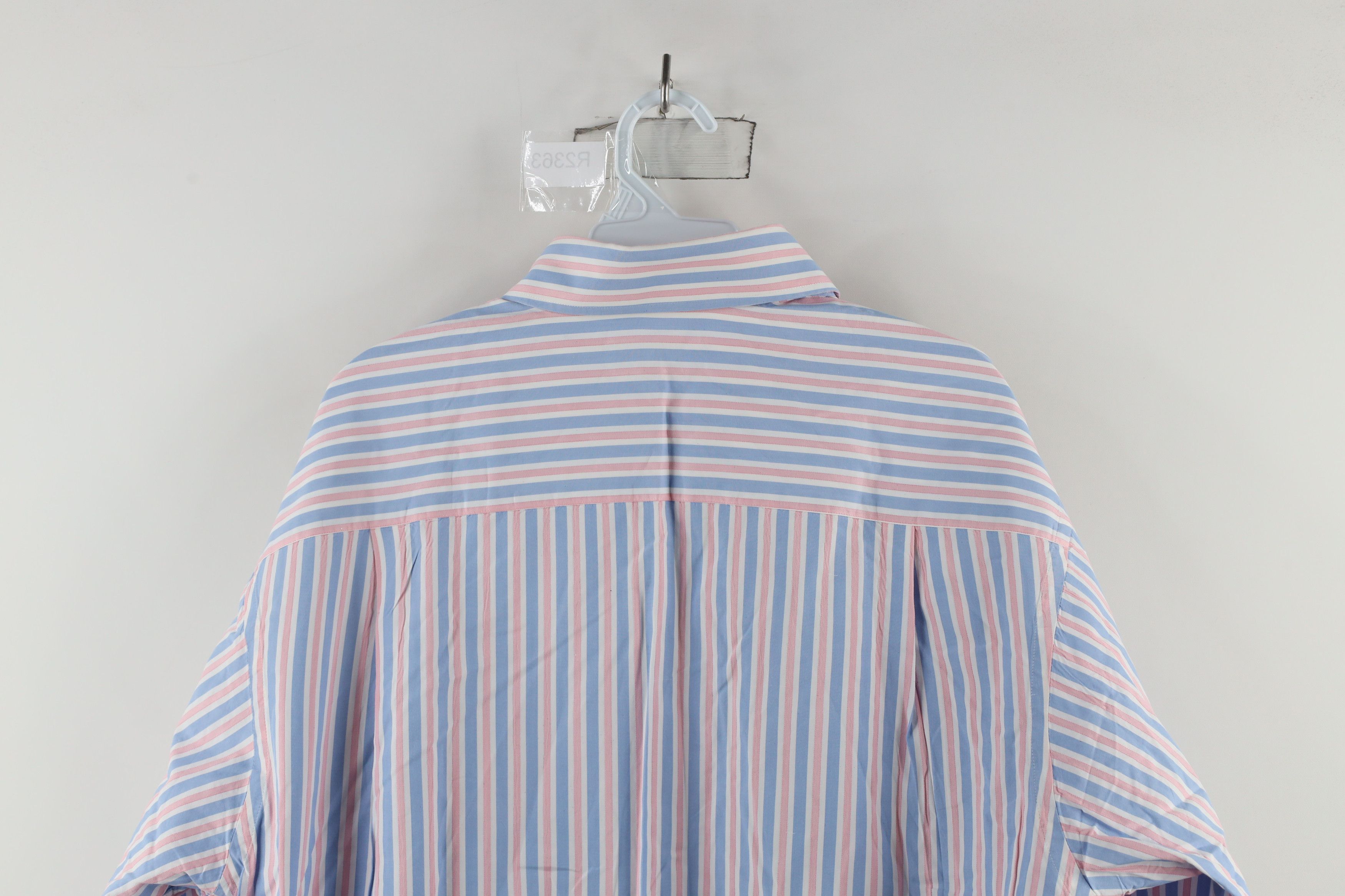 J.McLaughlin × Vintage Vtg 90s J McLaughlin Block Cotton Oxford Button Down Shirt Size US XL / EU 56 / 4 - 10 Thumbnail