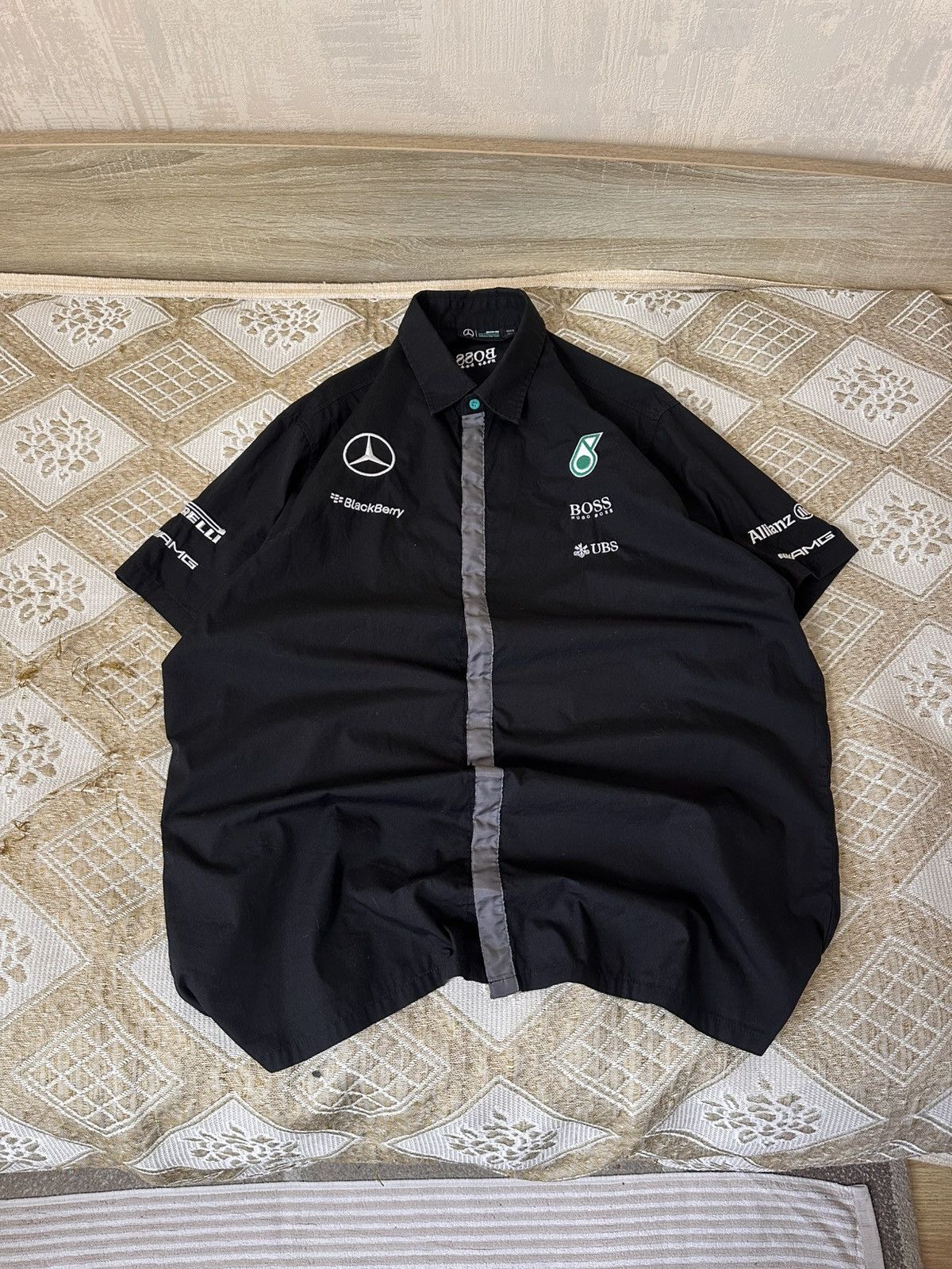 Hugo Boss 🔥 Hugo Boss Mercedes AMG Petronas Vintage Shirt BMW Honda Size US XXL / EU 58 / 5 - 1 Thumbnail