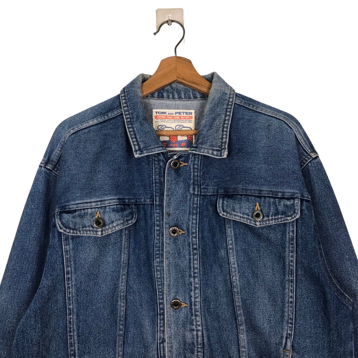 Hysteric Glamour 🔥Vintage Trucker Denim Biker Jacket Tom And Peter Japan Size US M / EU 48-50 / 2 - 3 Thumbnail