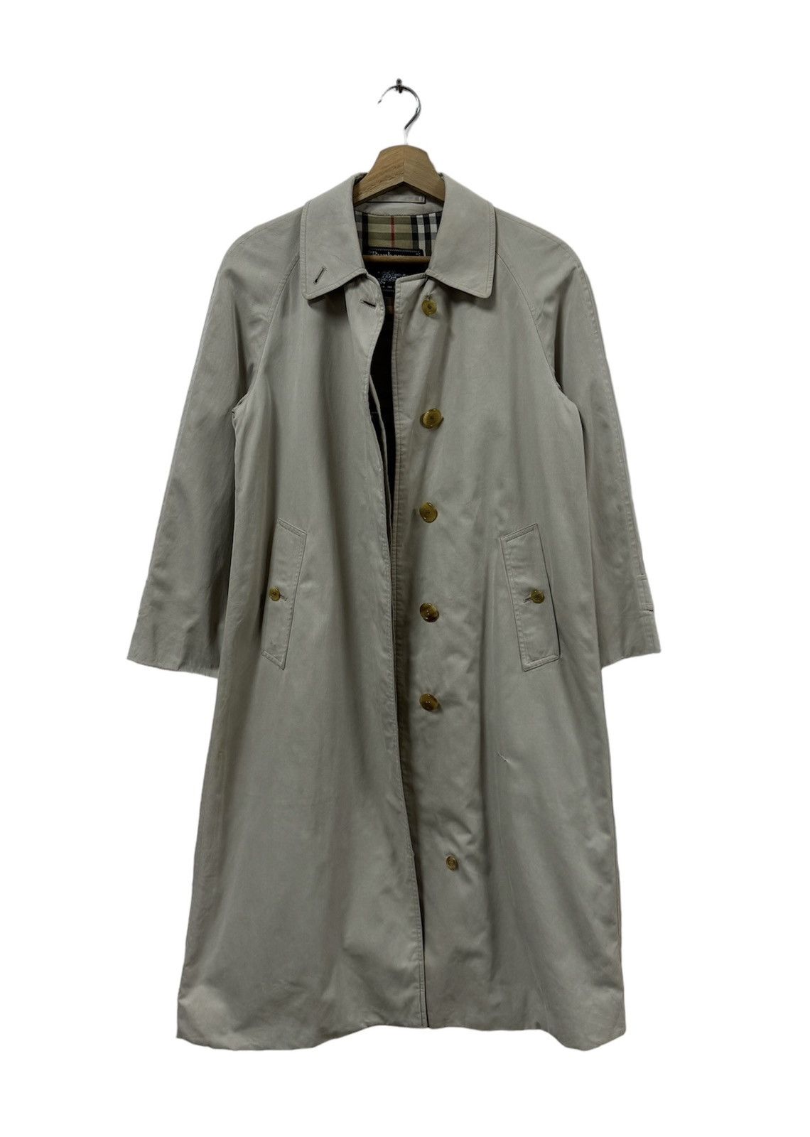 Vtg🔥Burberrys Prorsum Trench coat Novacheck Made in England