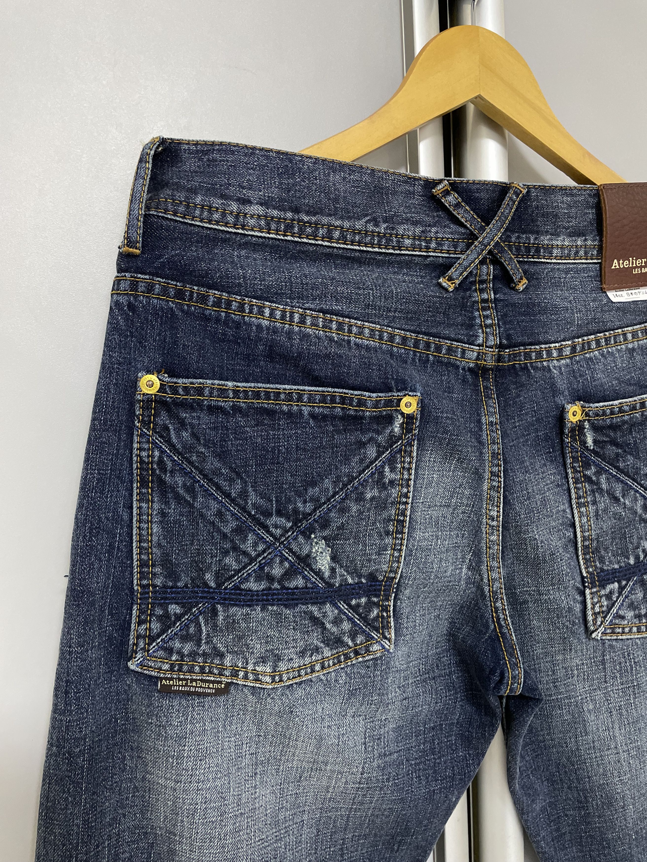 Atelier La Durance Atelier La Durance Royston Jeans Selvedge Japan Denim Washed Size US 30 / EU 46 - 8 Thumbnail