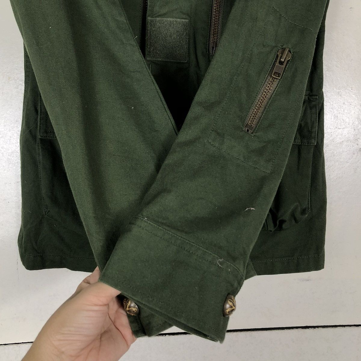 Hysteric Glamour 🔥VINTAGE BIKER MILITARY DESIGN JACKET SLY GLAMOUR JAPAN Size US S / EU 44-46 / 1 - 15 Thumbnail