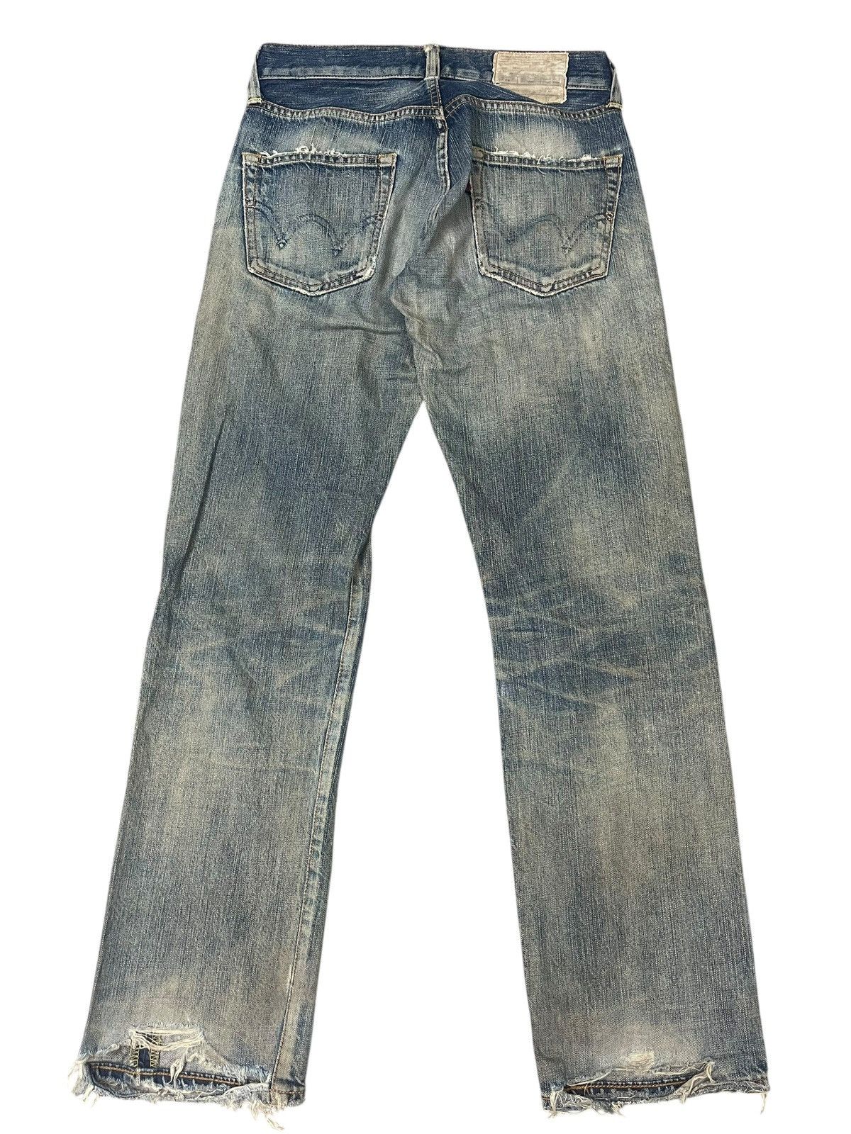 Edwin Vintage Edwin 503 Faded Distressed Jeans Streetwear Size US 30 / EU 46 - 2 Thumbnail
