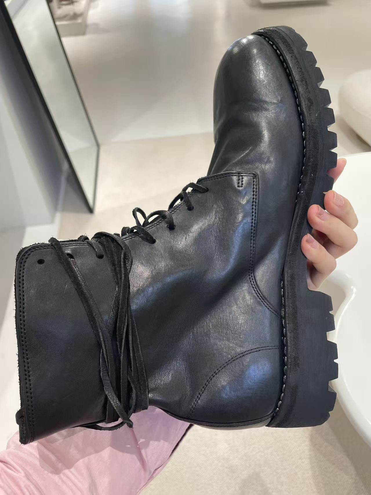 Guidi Guidi 795V Horse Full Grain Leather Boots Size US 10 / IT 40 - 6 Thumbnail