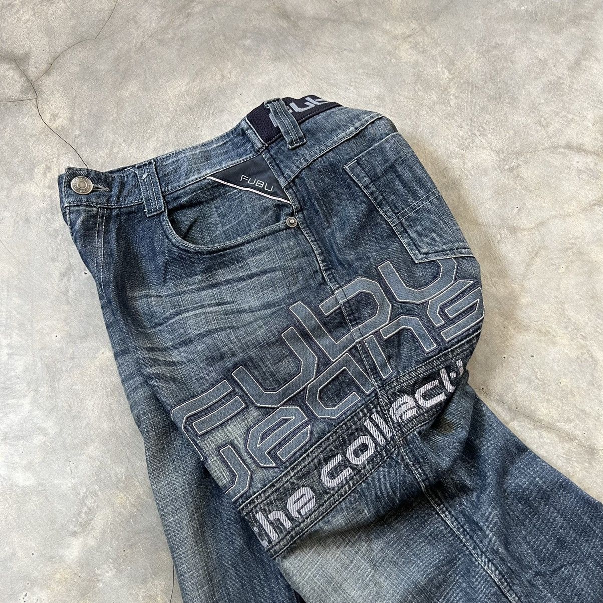 Fubu Y2K Fubu JNCO Style Baggy Denim Pants Size US 36 / EU 52 - 3 Thumbnail