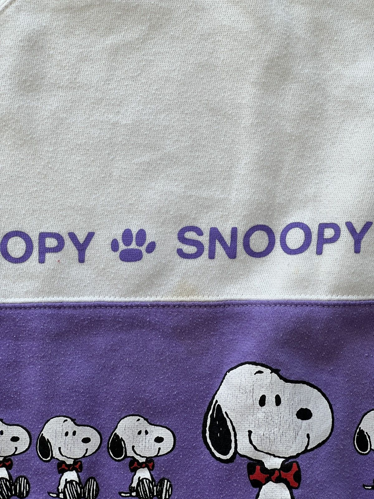 Vintage Vintage Snoopy Graphic Crewneck Sz. Small Size US S / EU 44-46 / 1 - 5 Thumbnail
