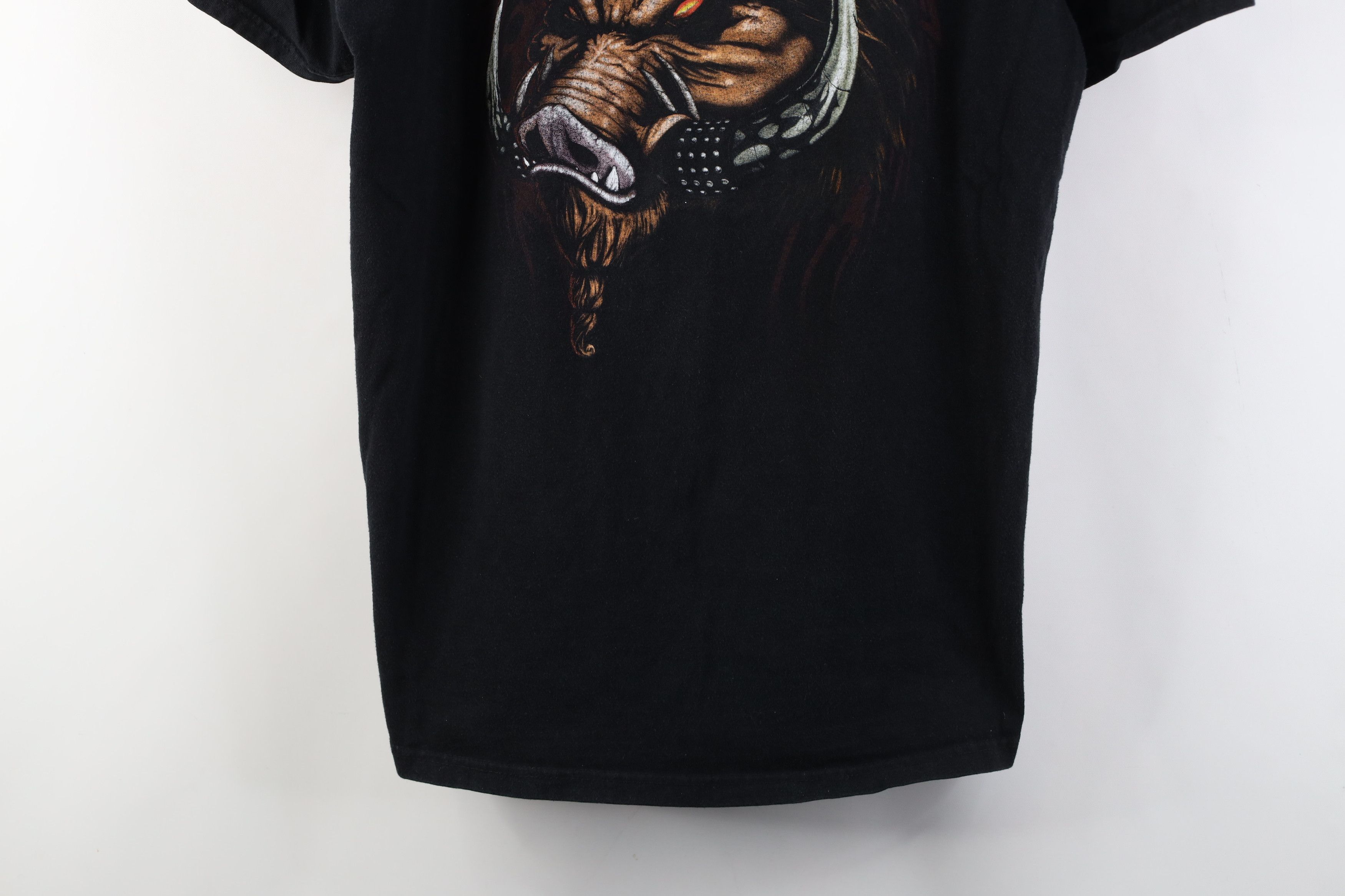 Harley Davidson Vintage Y2K Harley Davidson Hog Motorcycle T-Shirt Black Size US L / EU 52-54 / 3 - 3 Thumbnail