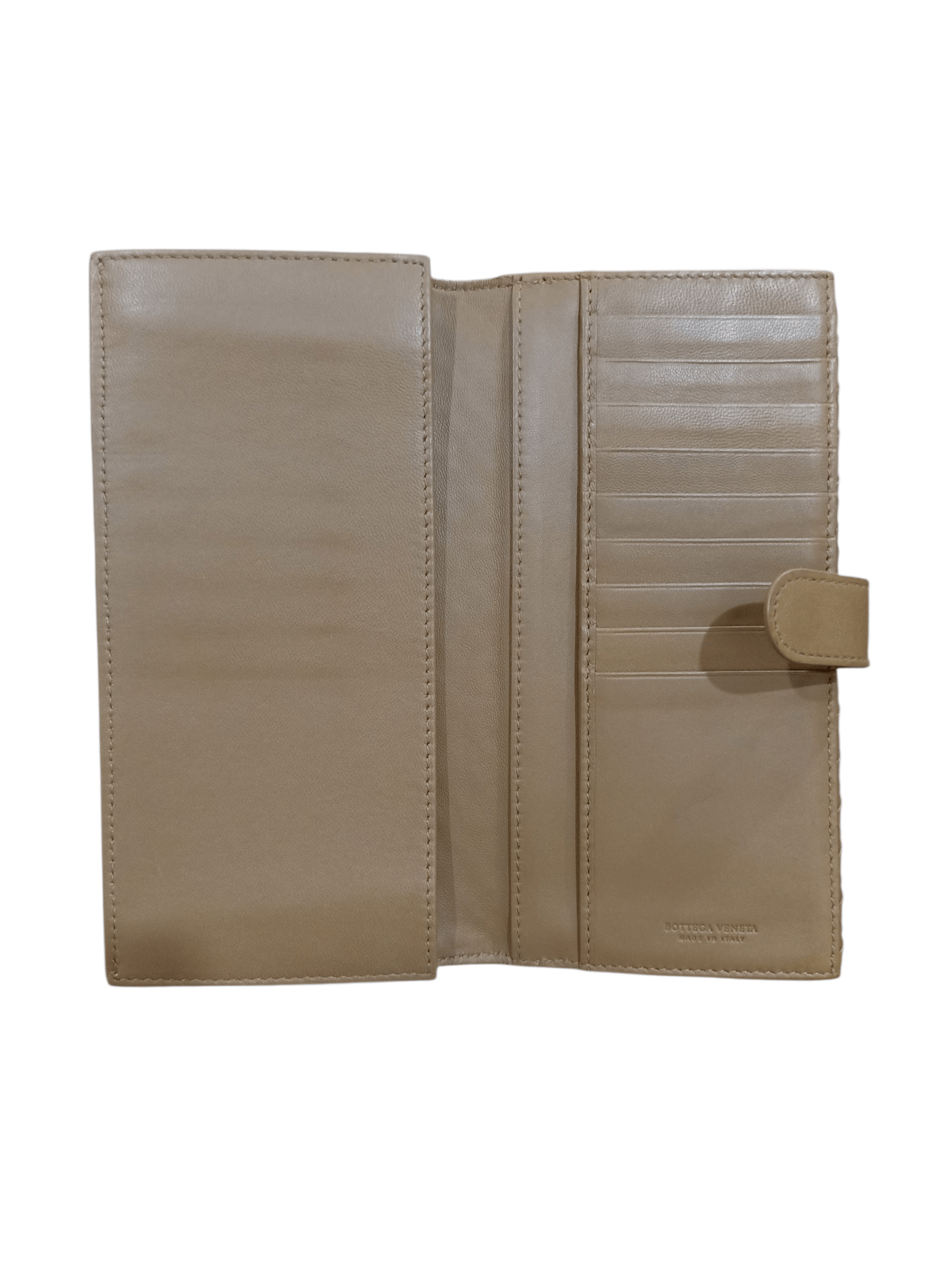 Bottega Veneta Intrecciato Leather Long Wallet