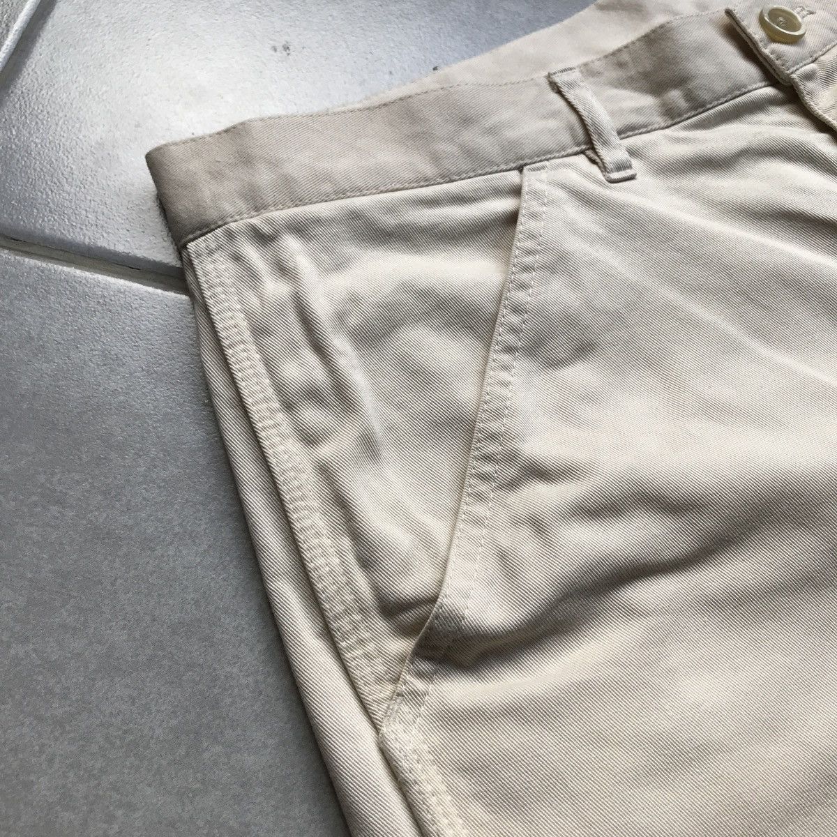 Comme des Garcons SHIRT Comme des Garcons SHIRT beige trouser Size US 34 / EU 50 - 4 Thumbnail